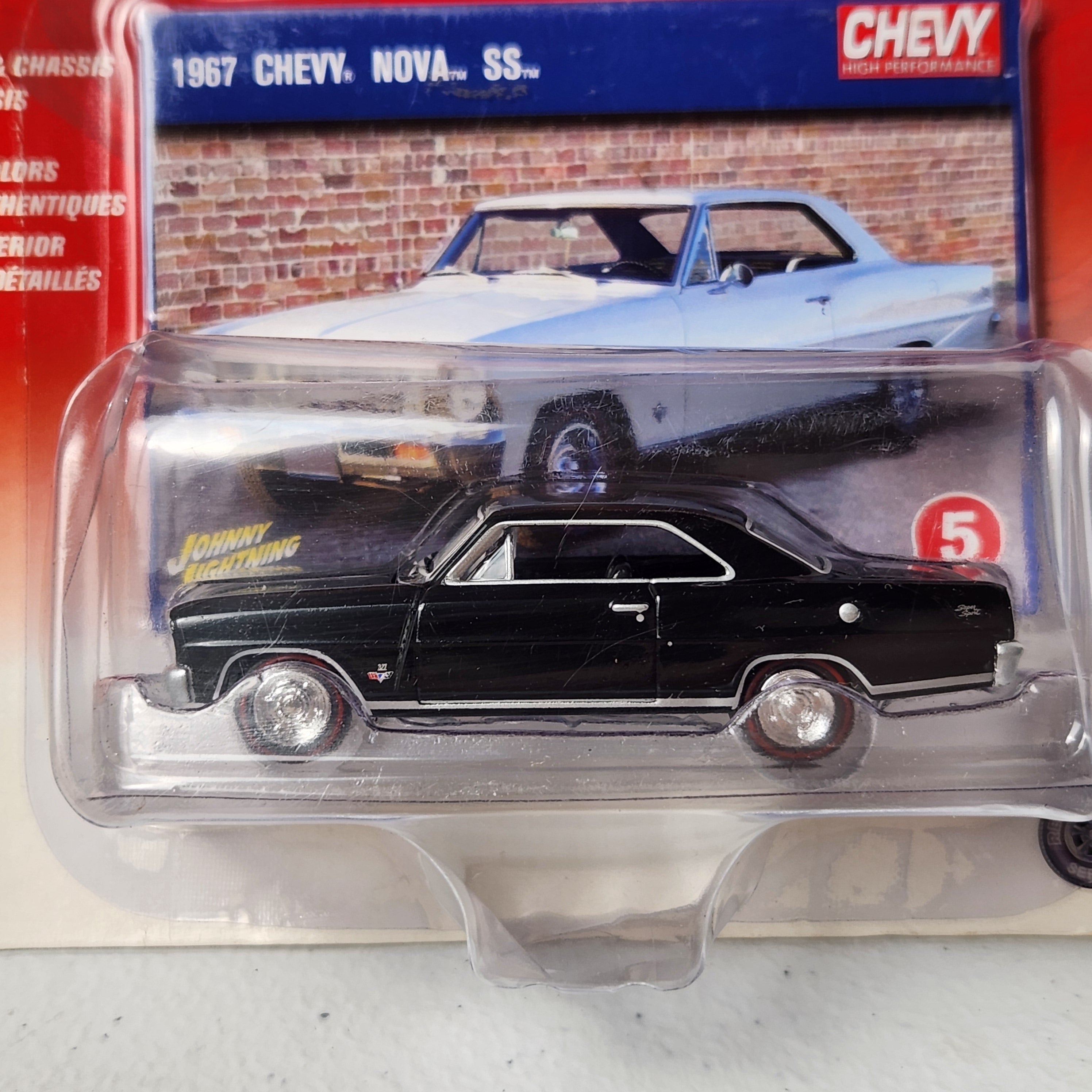 1967 Chevy Nova SS #5 Chevy High Performance American Johnny Lightning
