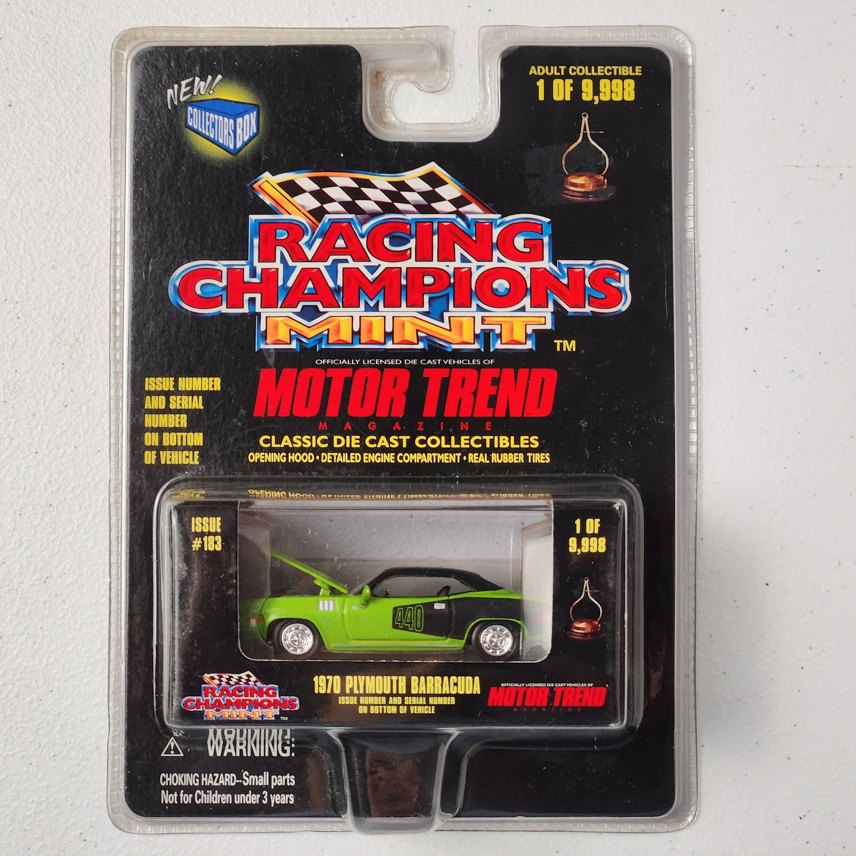 1970 Plymouth Barracuda Motor Trend American Racing Champions 1999