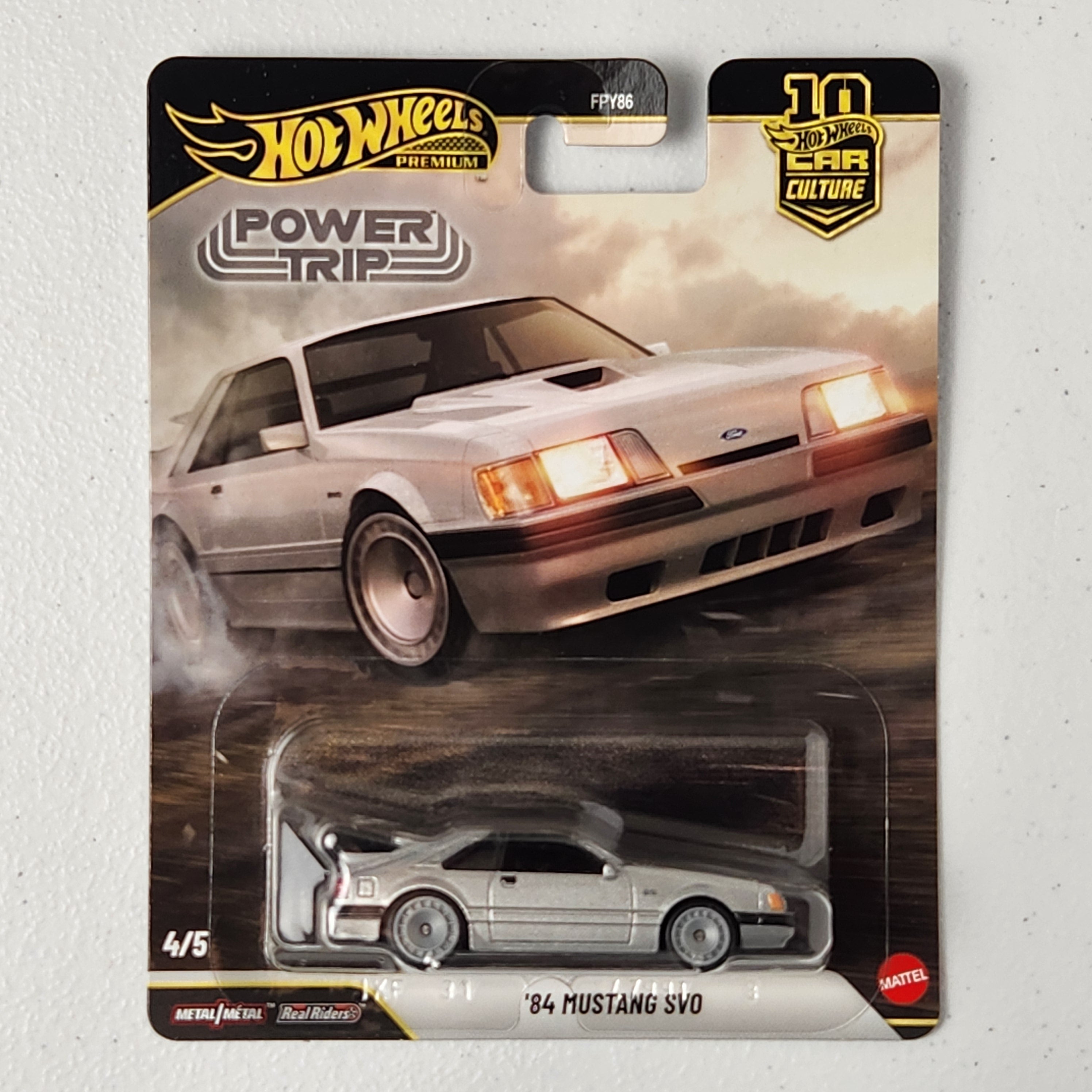 84 Mustang SVO #4/5 Power Trip American Premium Hot Wheels
