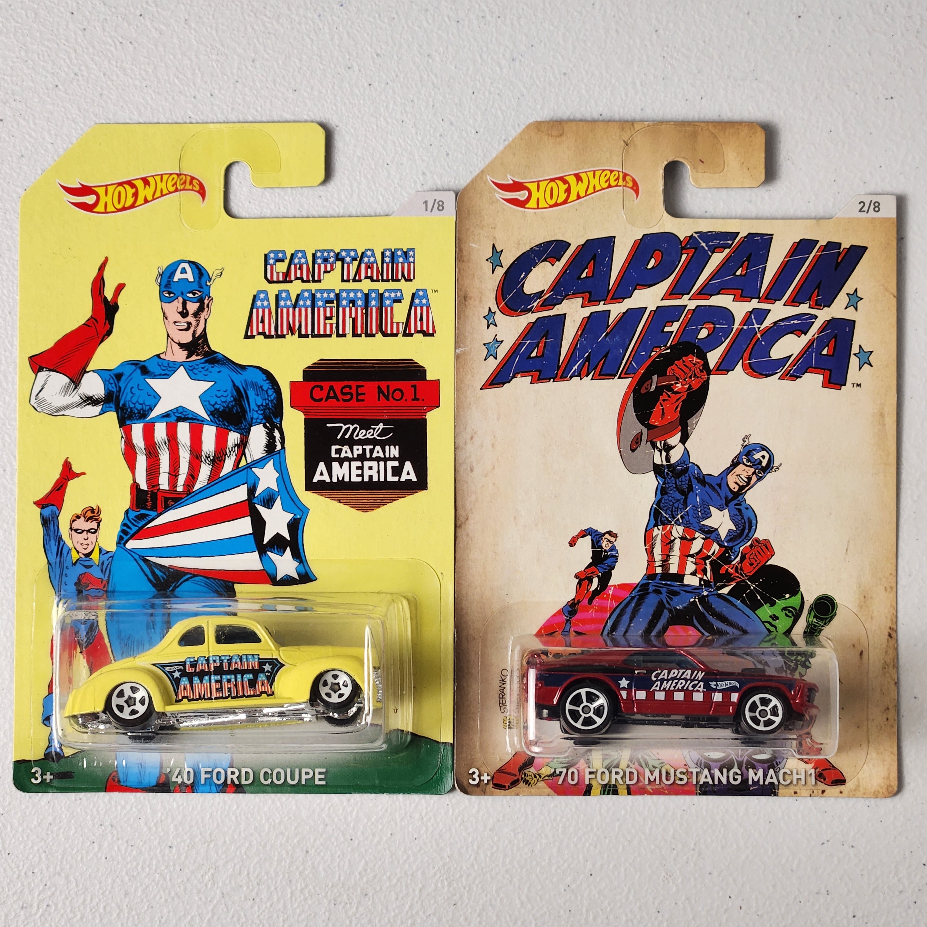 Captain America 8 Car Set Premium Hot Wheels 2023