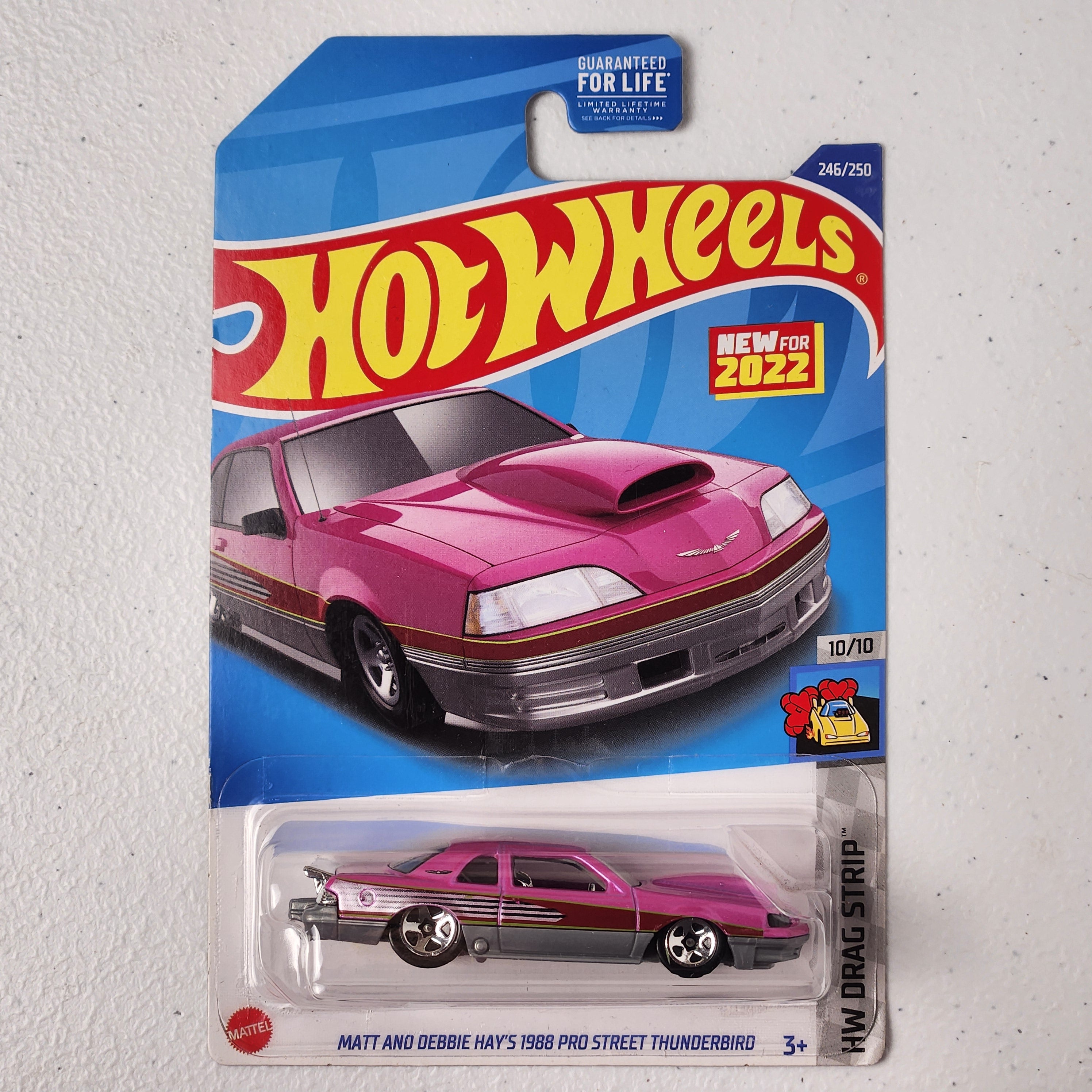 Matt and Debbie Hays 1988 Pro Street Thunderbird American Mainline Hot Wheels