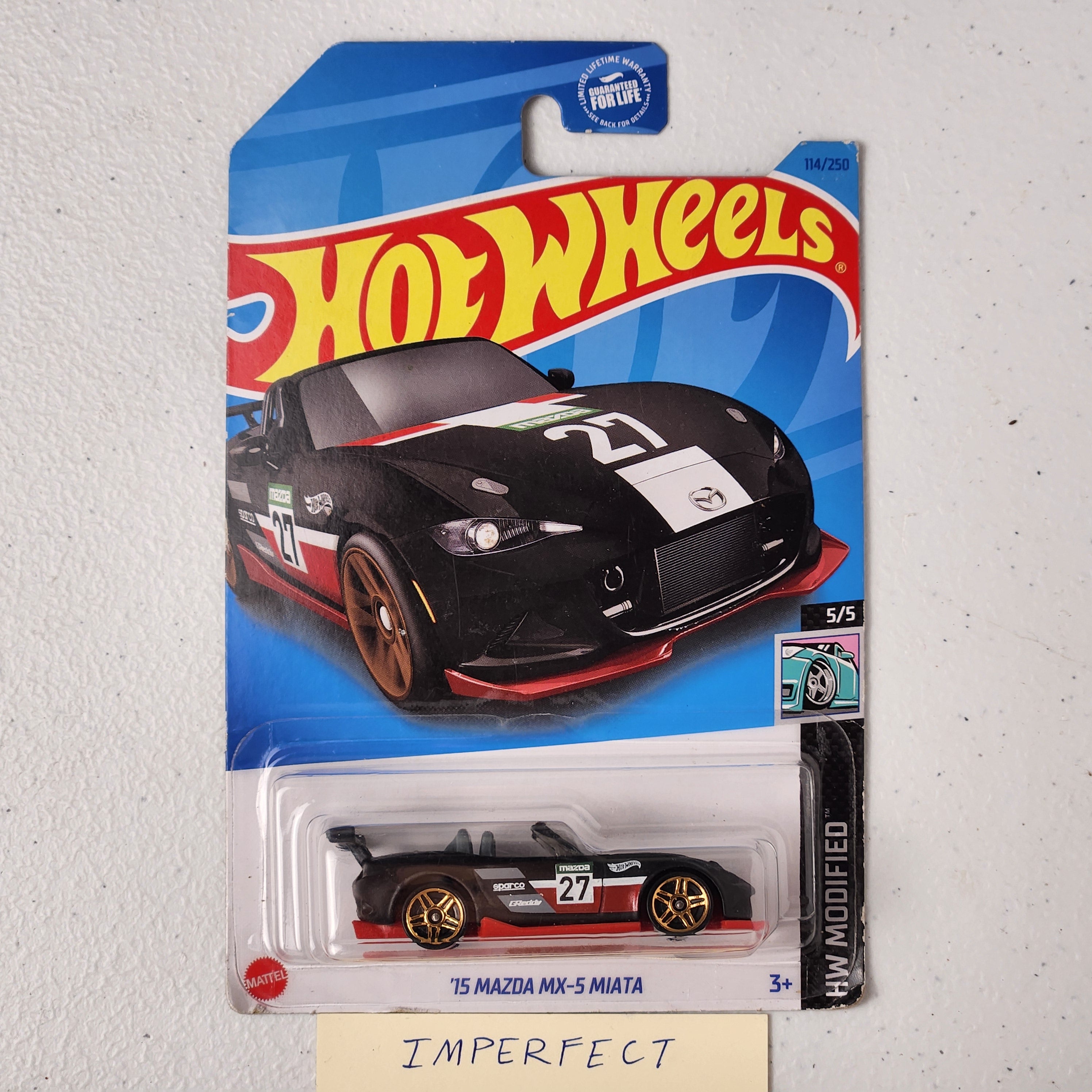 15 Mazda MX-5 Miata JDM Mainline Hot Wheels