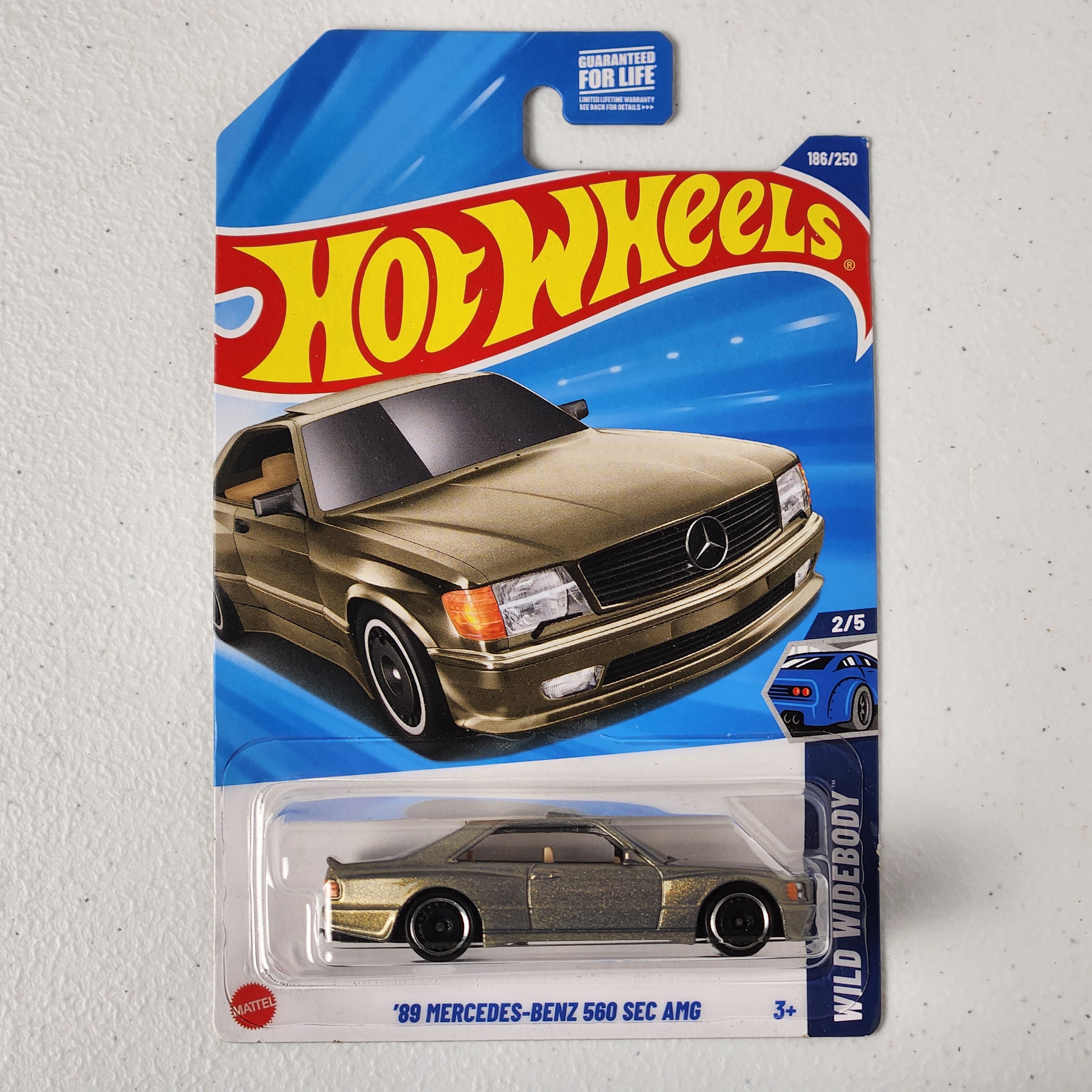 '89 Mercedes-Benz 560 SEC AMG European Mainline Hot Wheels