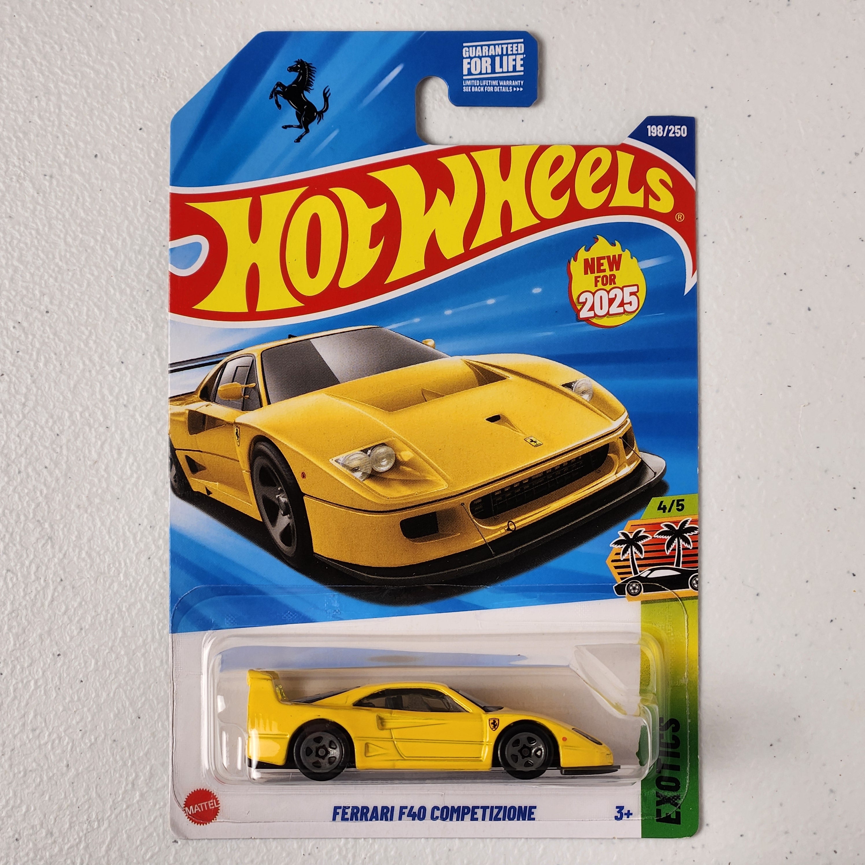 Ferrari F40 Competizione European Mainline Hot Wheels