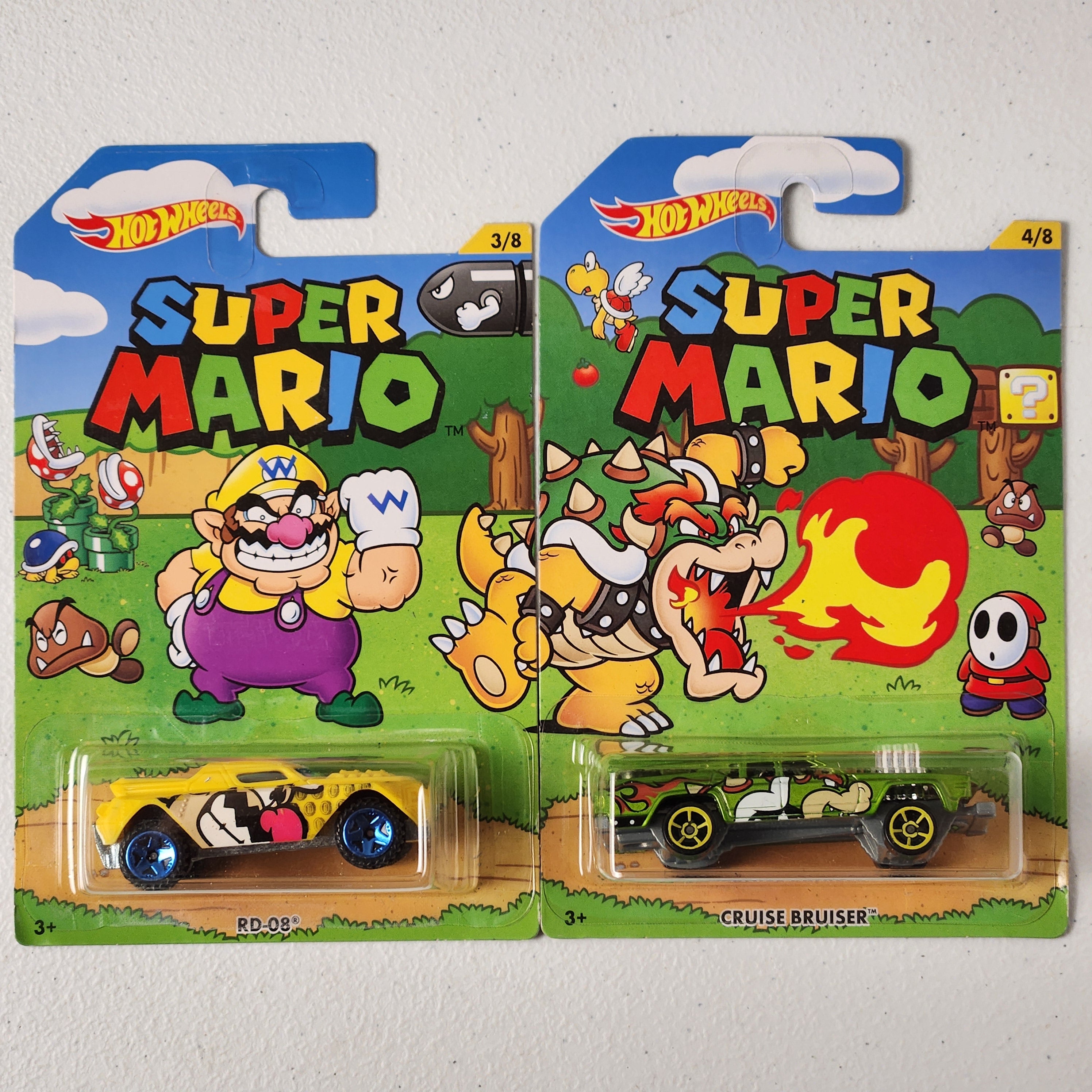 Super Mario 8 Car Set Premium Hot Wheels 2023