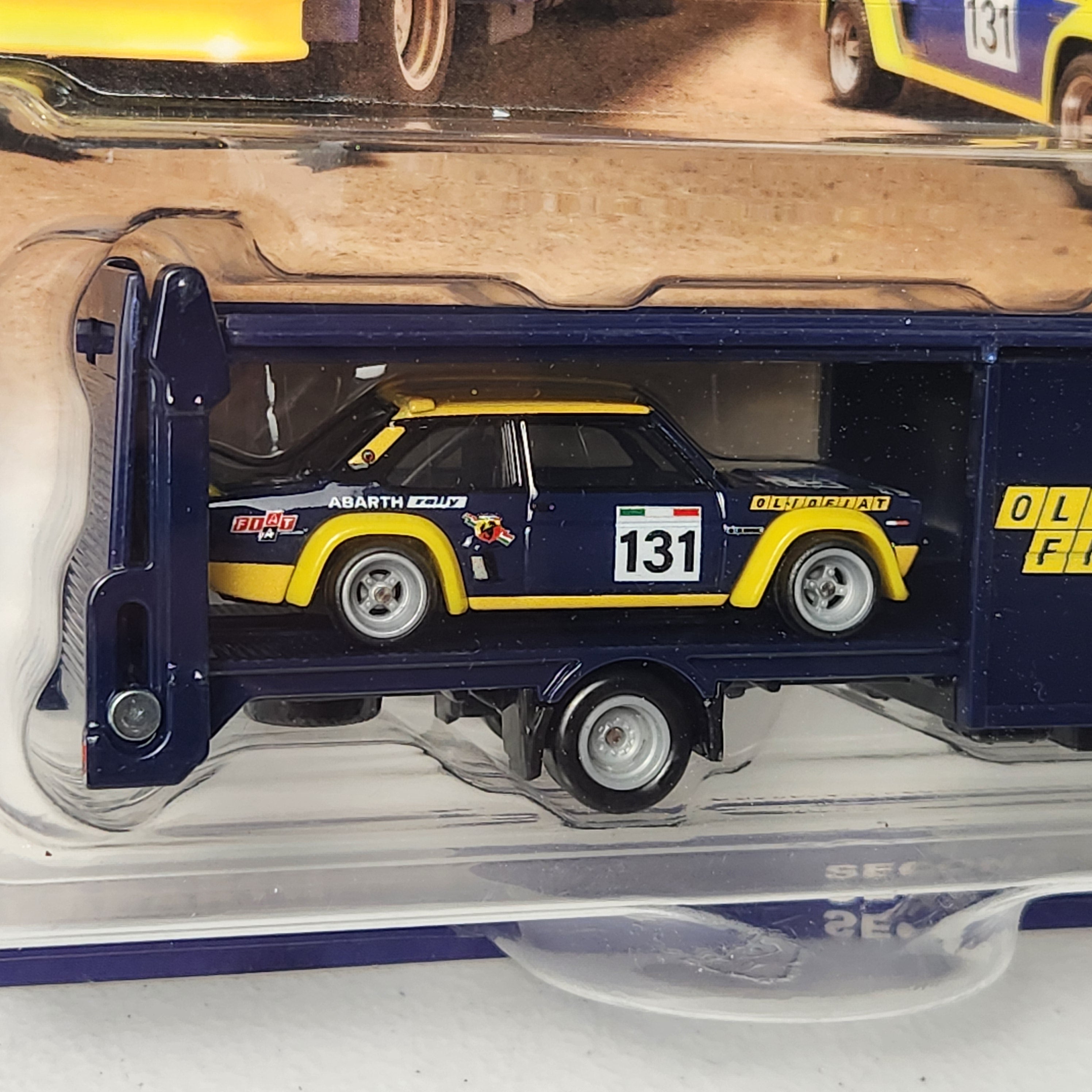 Fiat 131 Abarth Second Story Lorry #62 Team Transport European Premium Hot Wheels