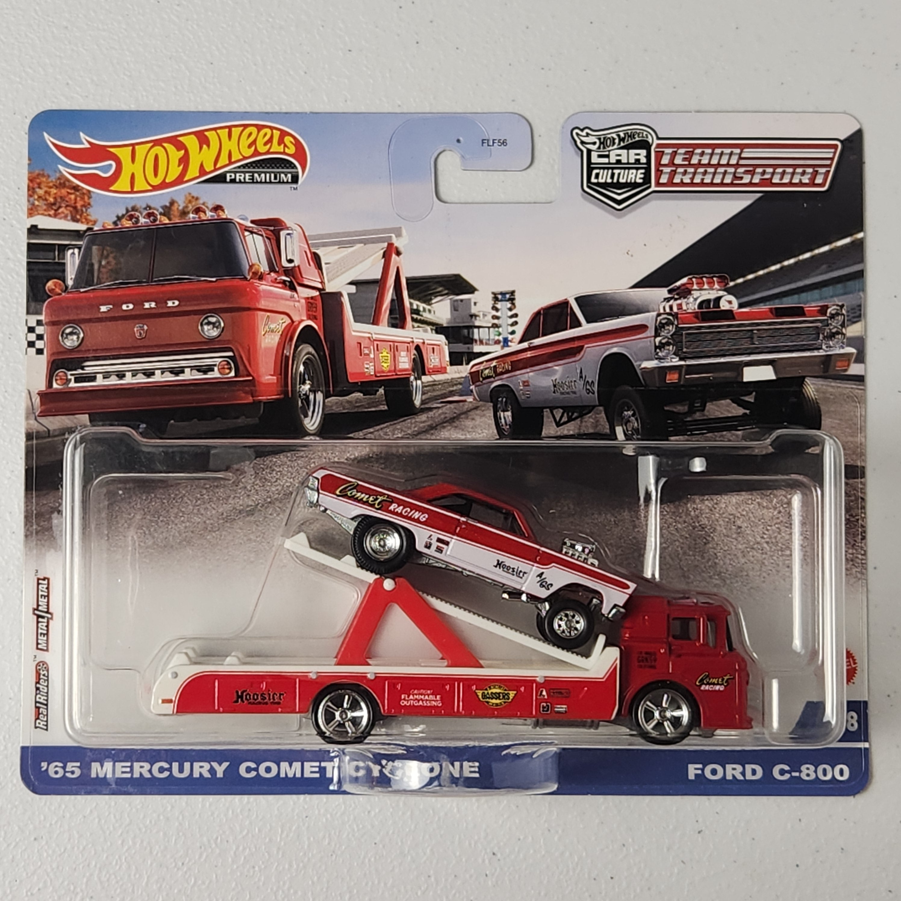 65 Mercury Comet Cyclone Ford C-800 #28 Team Transport American Premium Hot Wheels