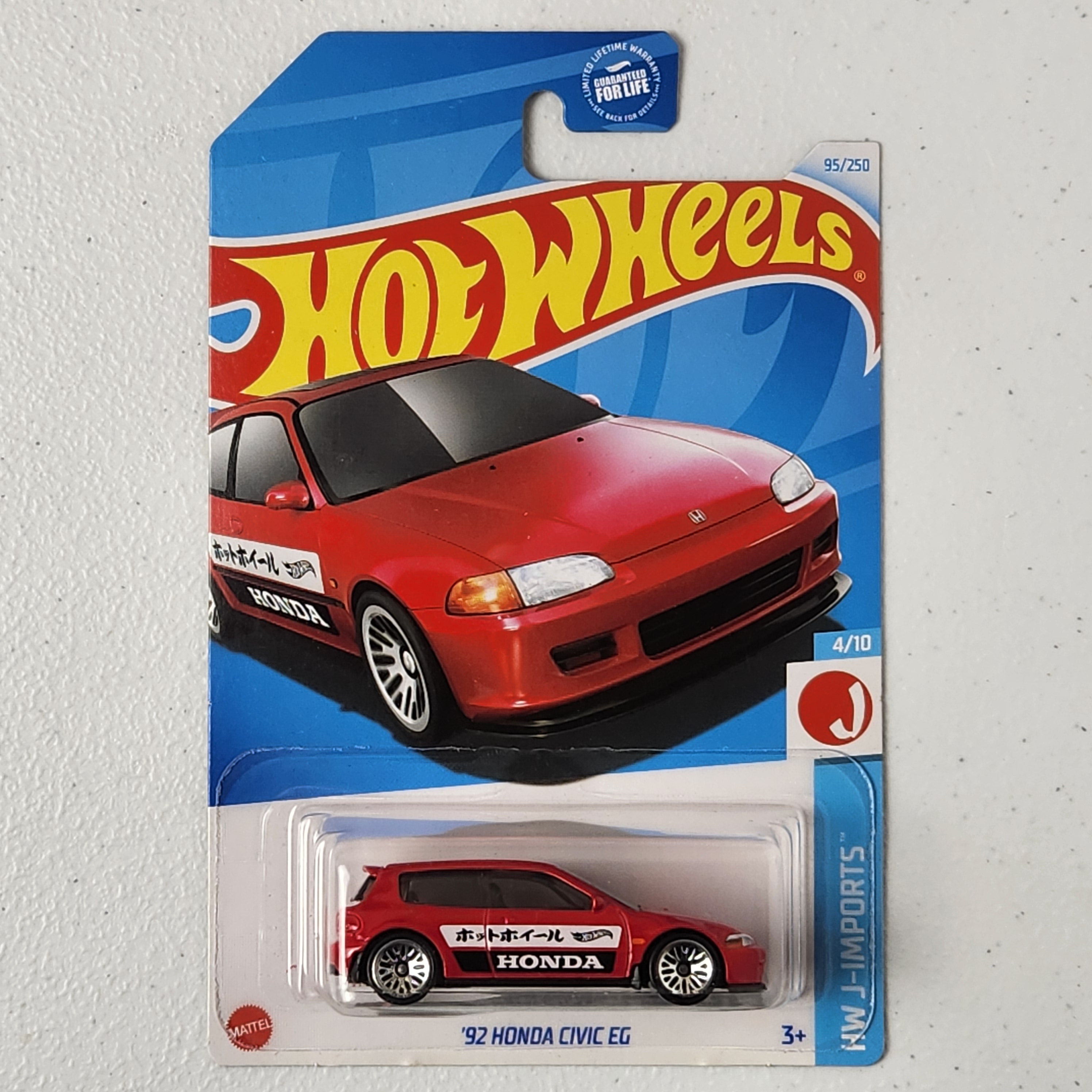 Honda Civic EG Custom JDM Mainline Hot Wheels