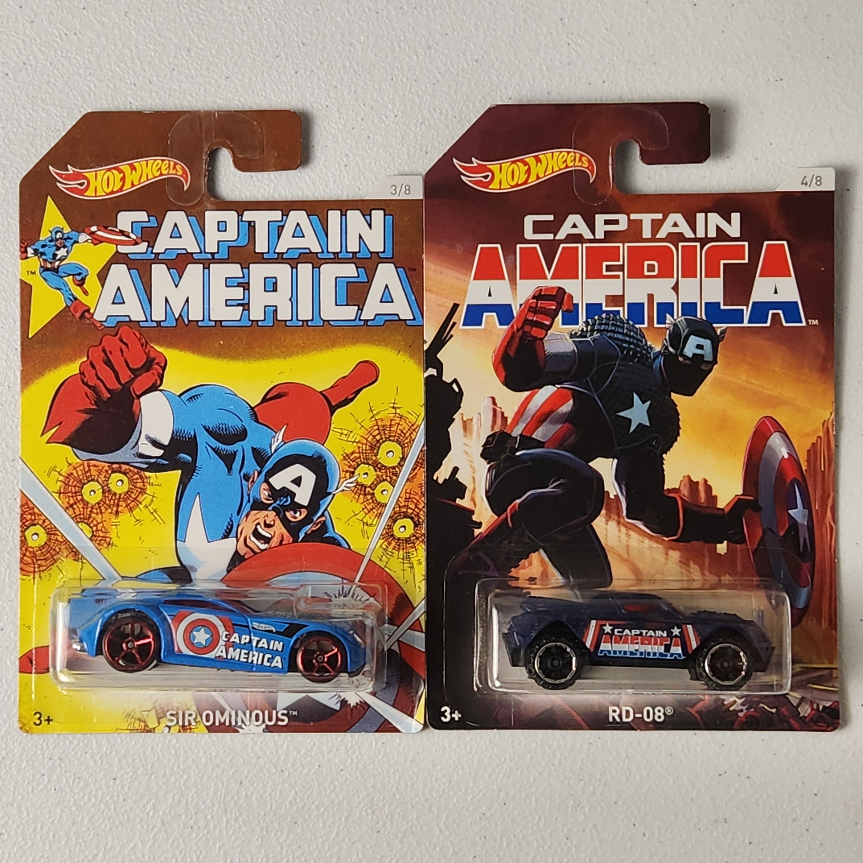 Captain America 8 Car Set Premium Hot Wheels 2023