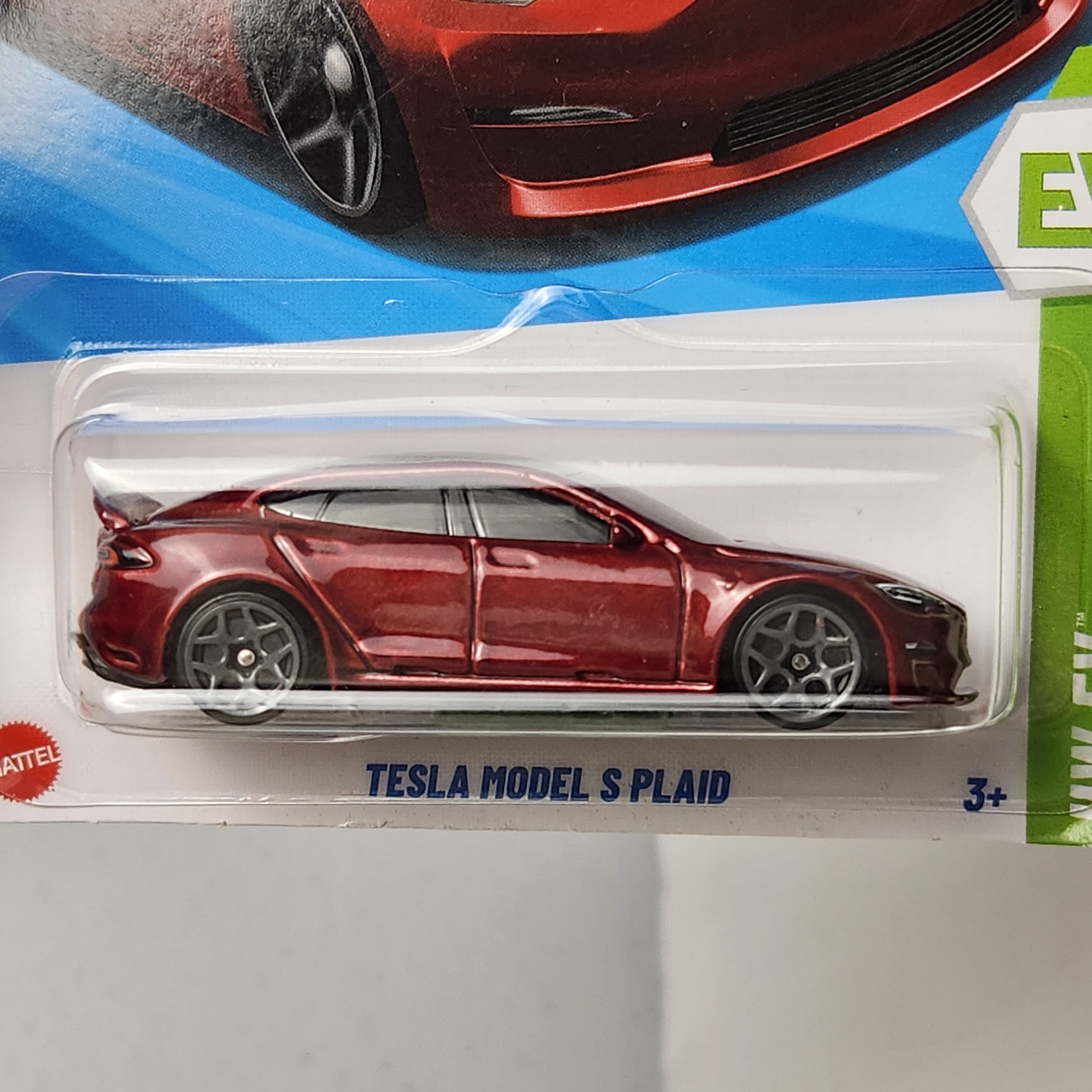Tesla Model S Plaid American Mainline Hot Wheels
