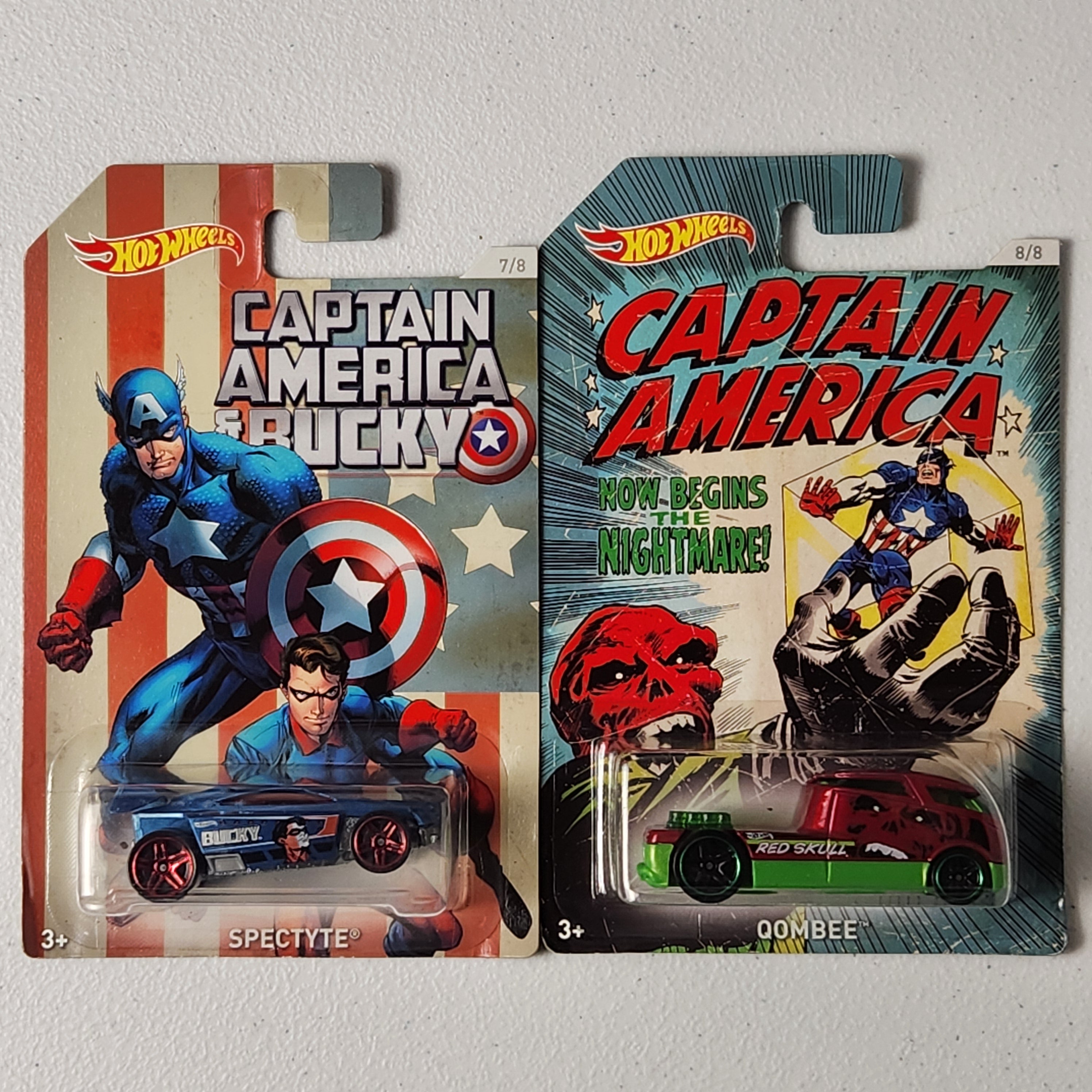 Captain America 8 Car Set Premium Hot Wheels 2023