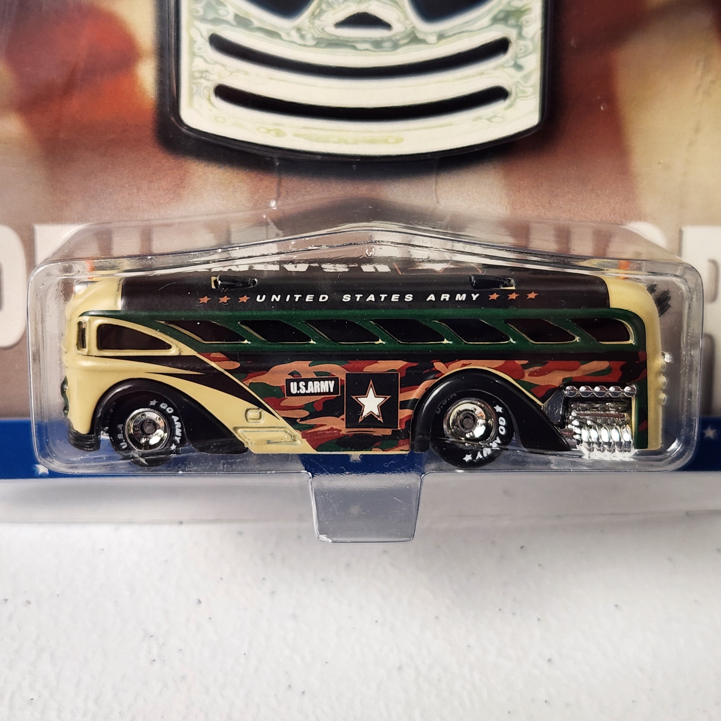 Army Surfin' School Bus Military Rods Premium Hot Wheels 2003