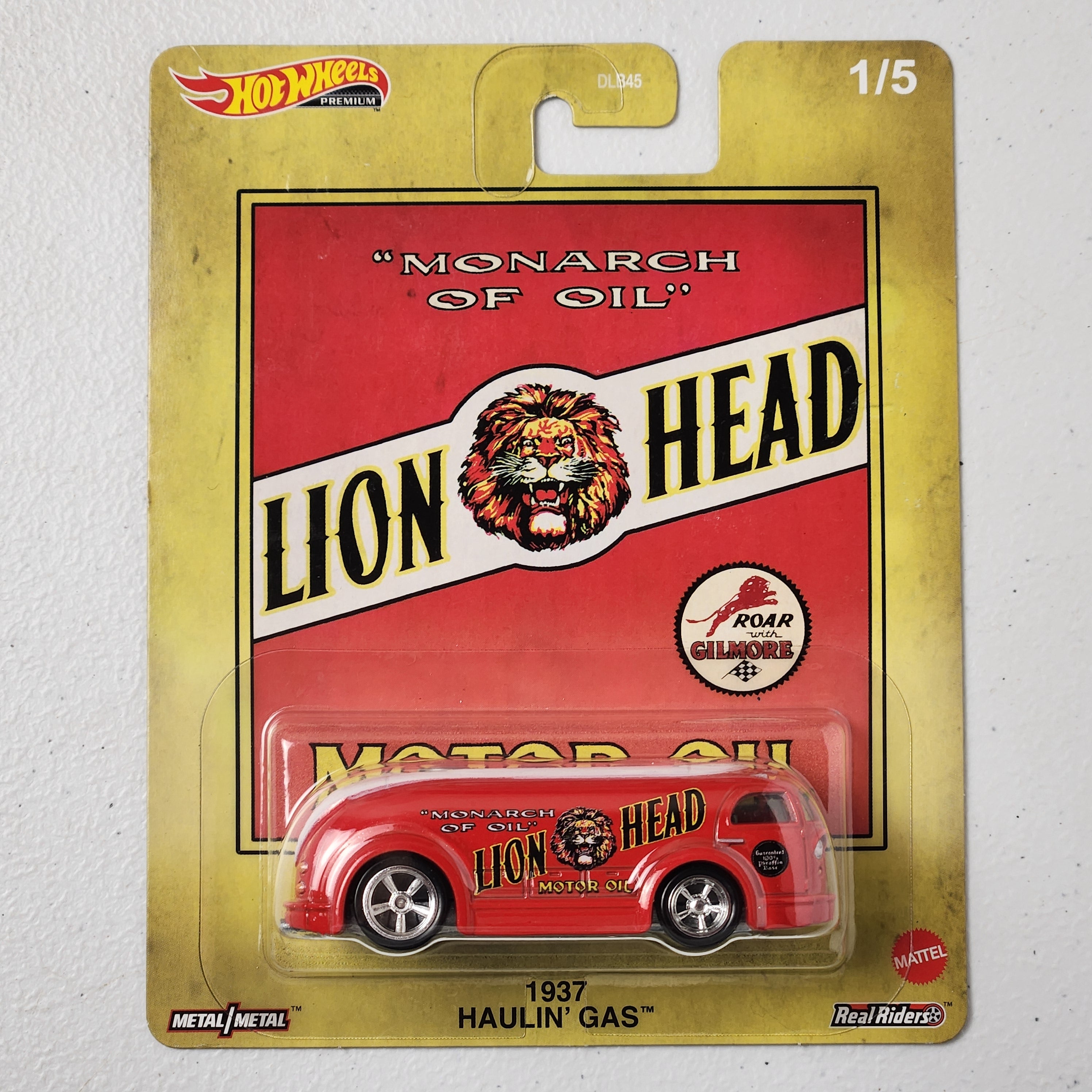 1937 Haulin Gas #1/5 Lion Head American Premium Hot Wheels 2020