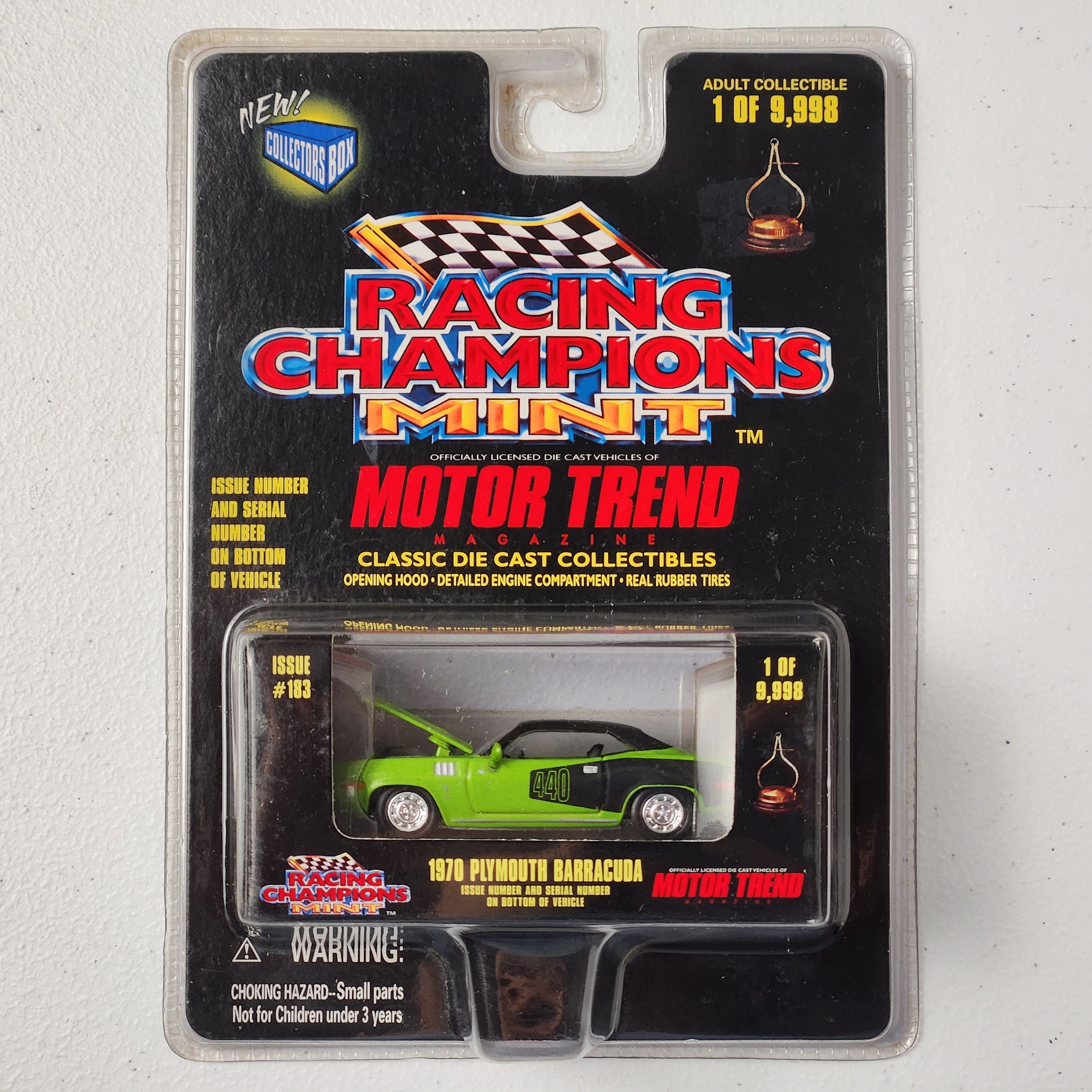 1970 Plymouth Barracuda Motor Trend American Racing Champions 1999