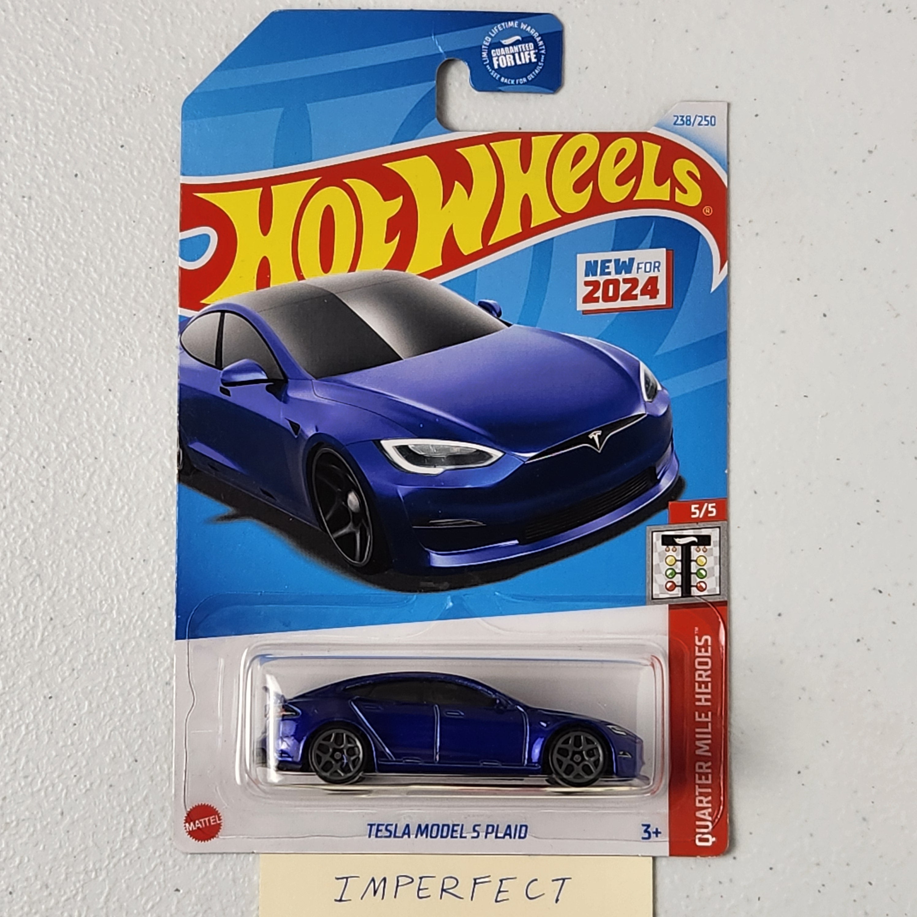 Tesla Model S Plaid EV American Mainline Hot Wheels