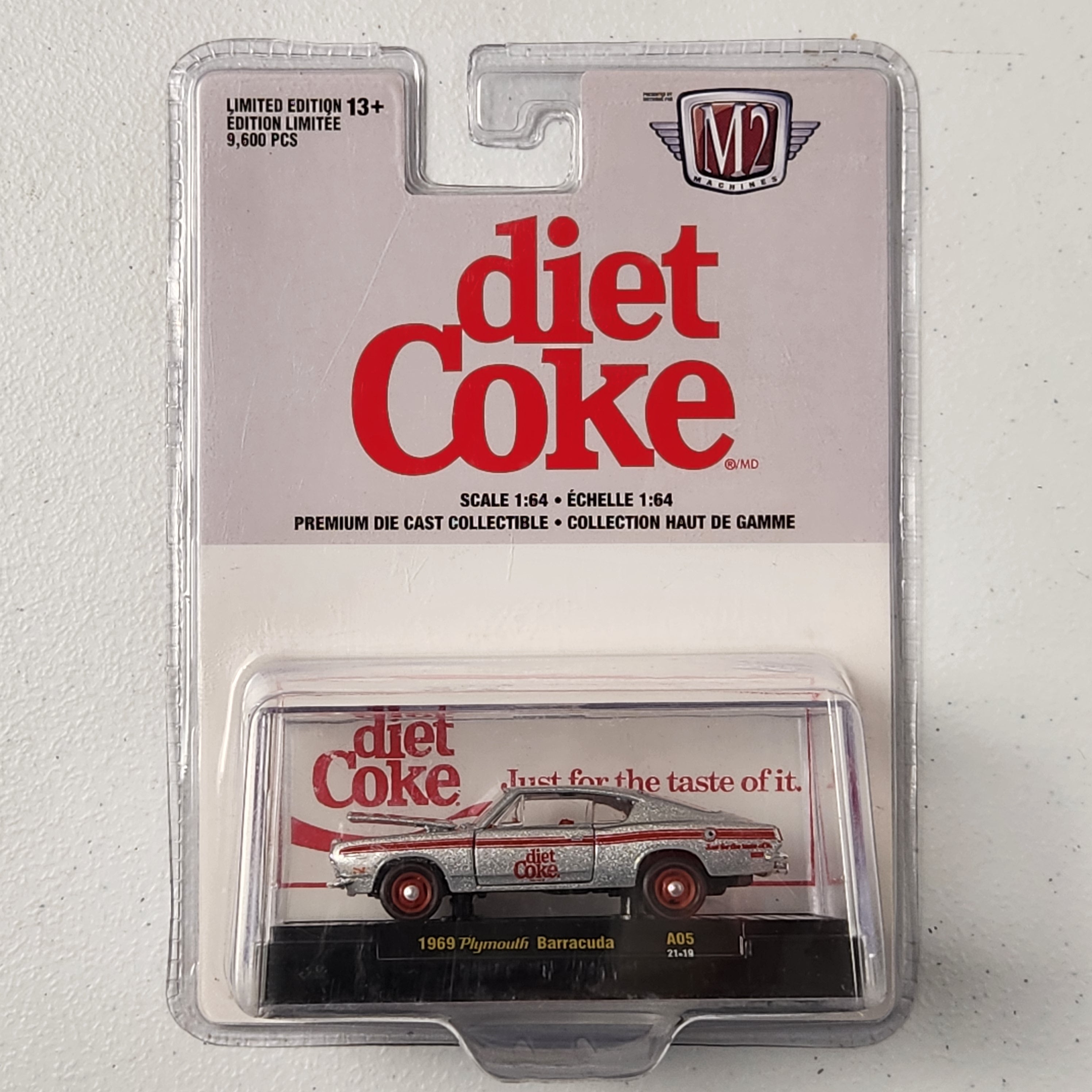 1969 Plymouth Barracuda Diet Coke American M2 Machines 2021