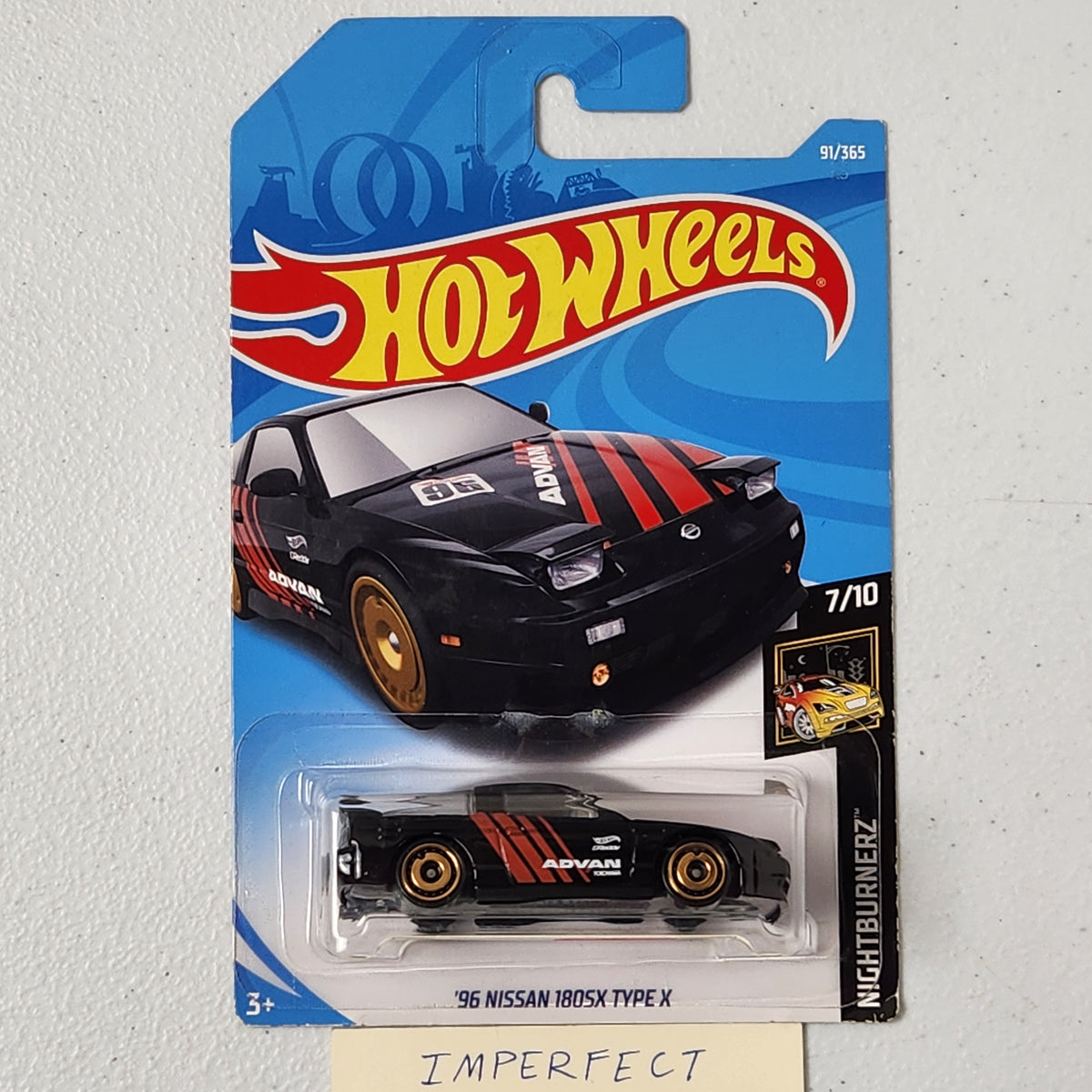 96 Nissan 180SX Type X JDM Mainline Hot Wheels