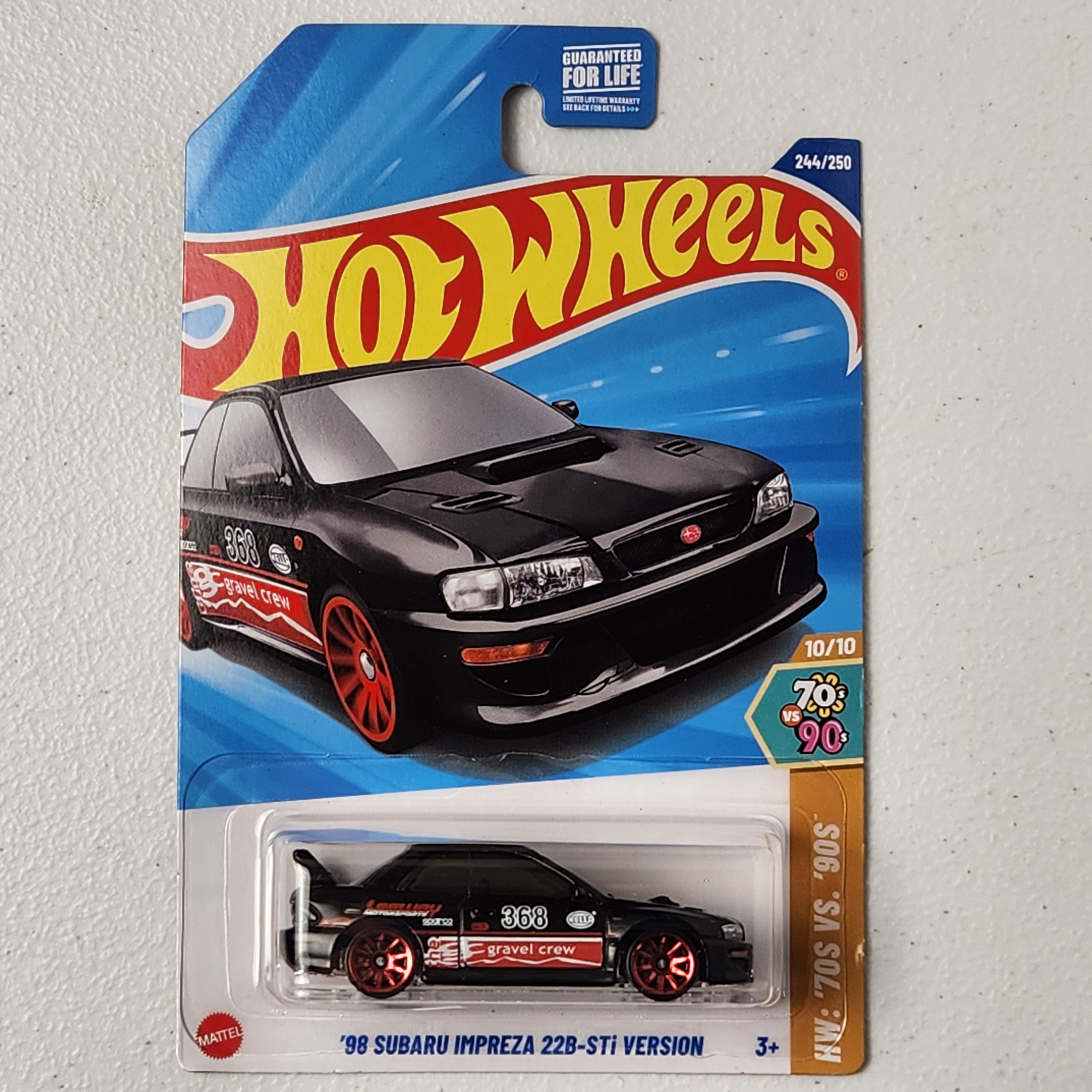 98 Subaru Impreza 22B STi Version JDM Mainline Hot Wheels