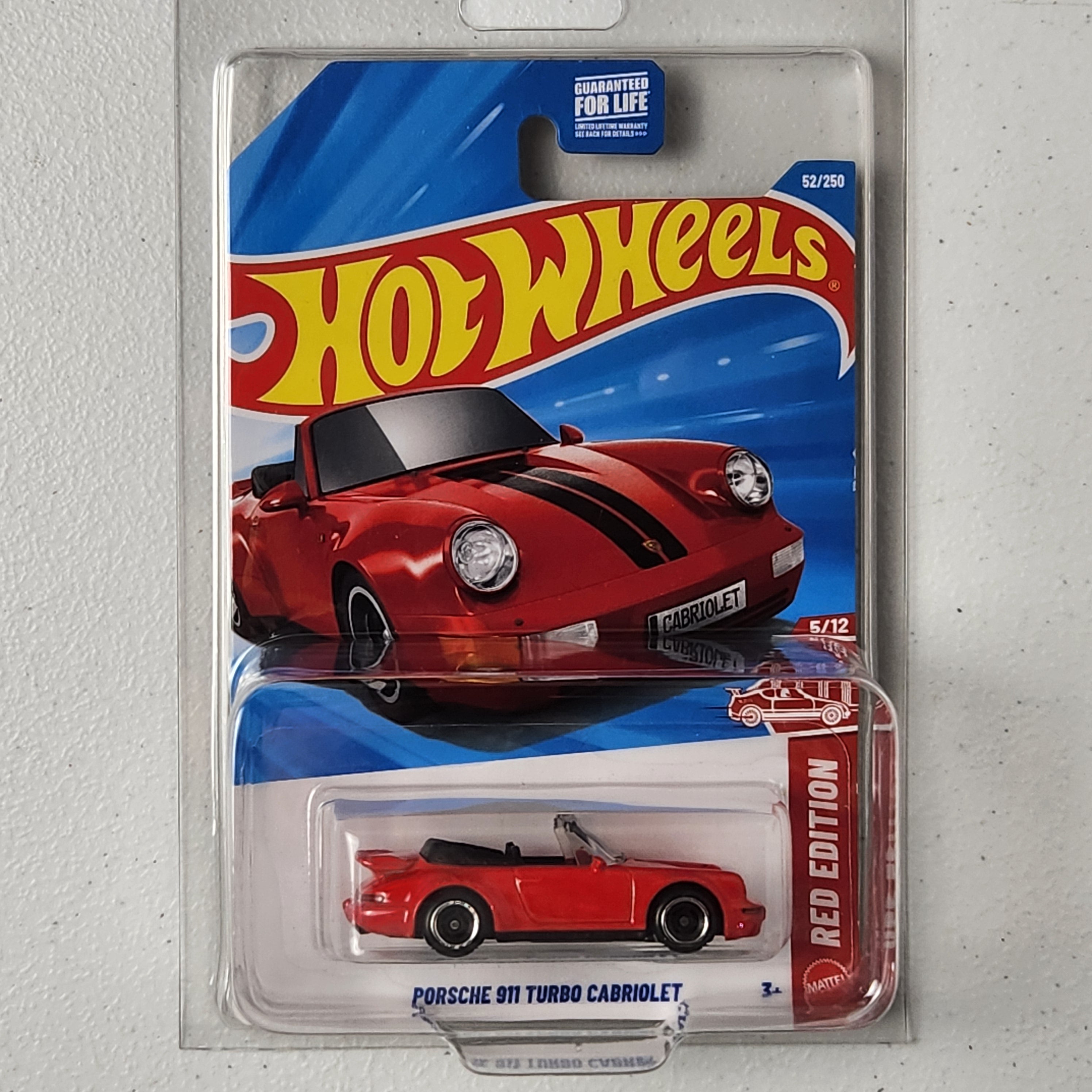 Porsche 911 Turbo Cabriolet European Mainline Hot Wheels