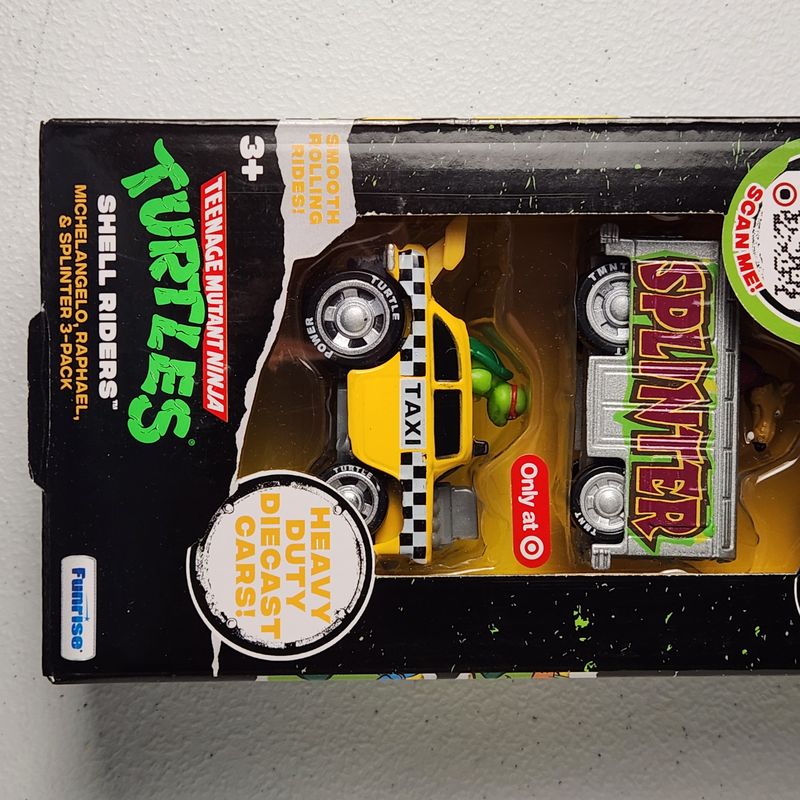 Teenage Mutant Ninja Shell Riders 3 Pack Diecast Set