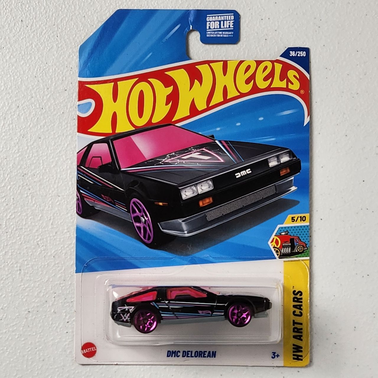 DMC DeLorean American Mainline Hot Wheels