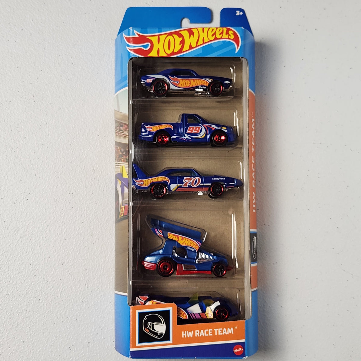 HW Race Team 5-Pack Mainline Hot Wheels