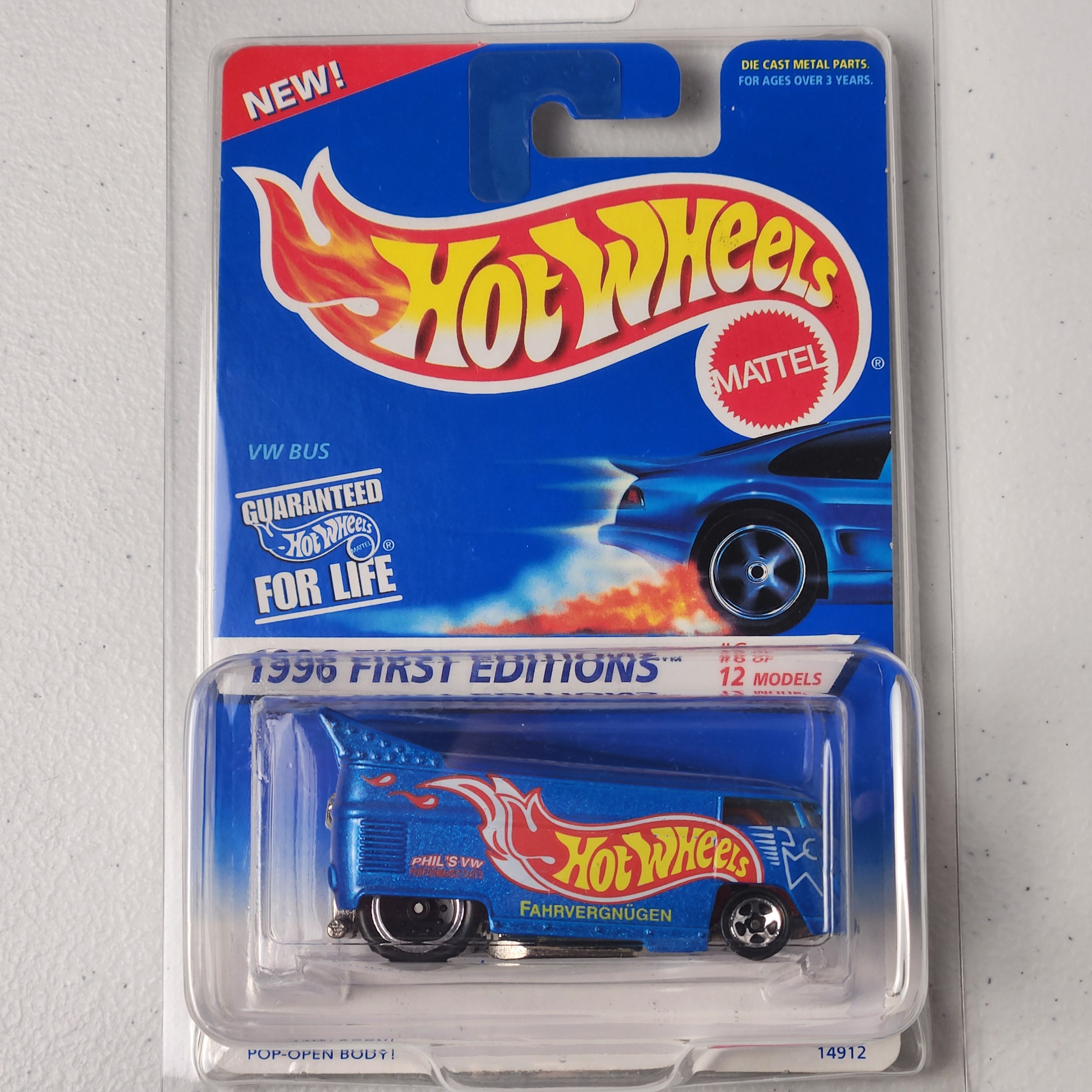 VW Bus European Mainline Hot Wheels