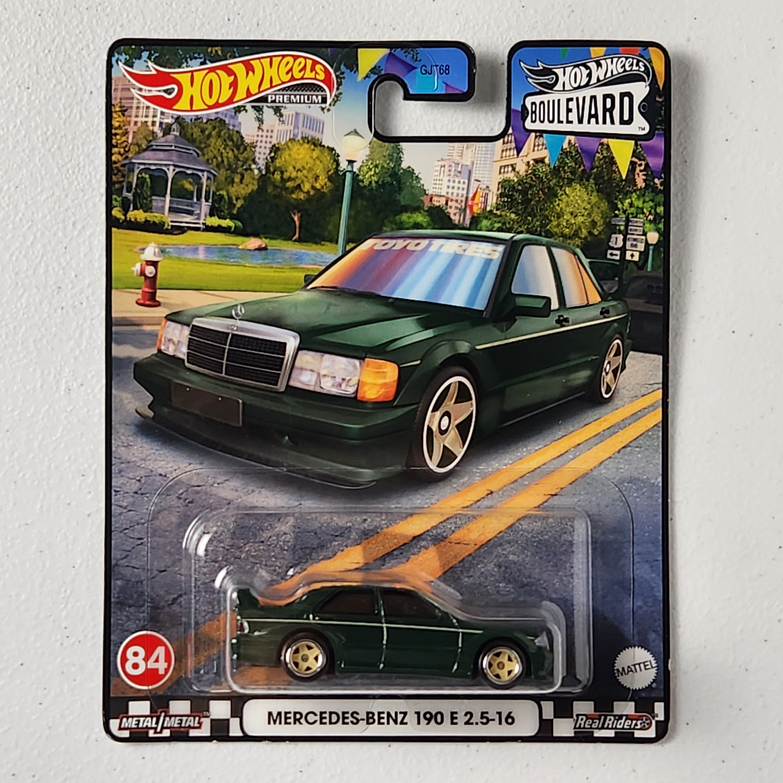 Mercedes-Benz 190 E 2.5-16 #84 Boulevard European Premium Hot Wheels