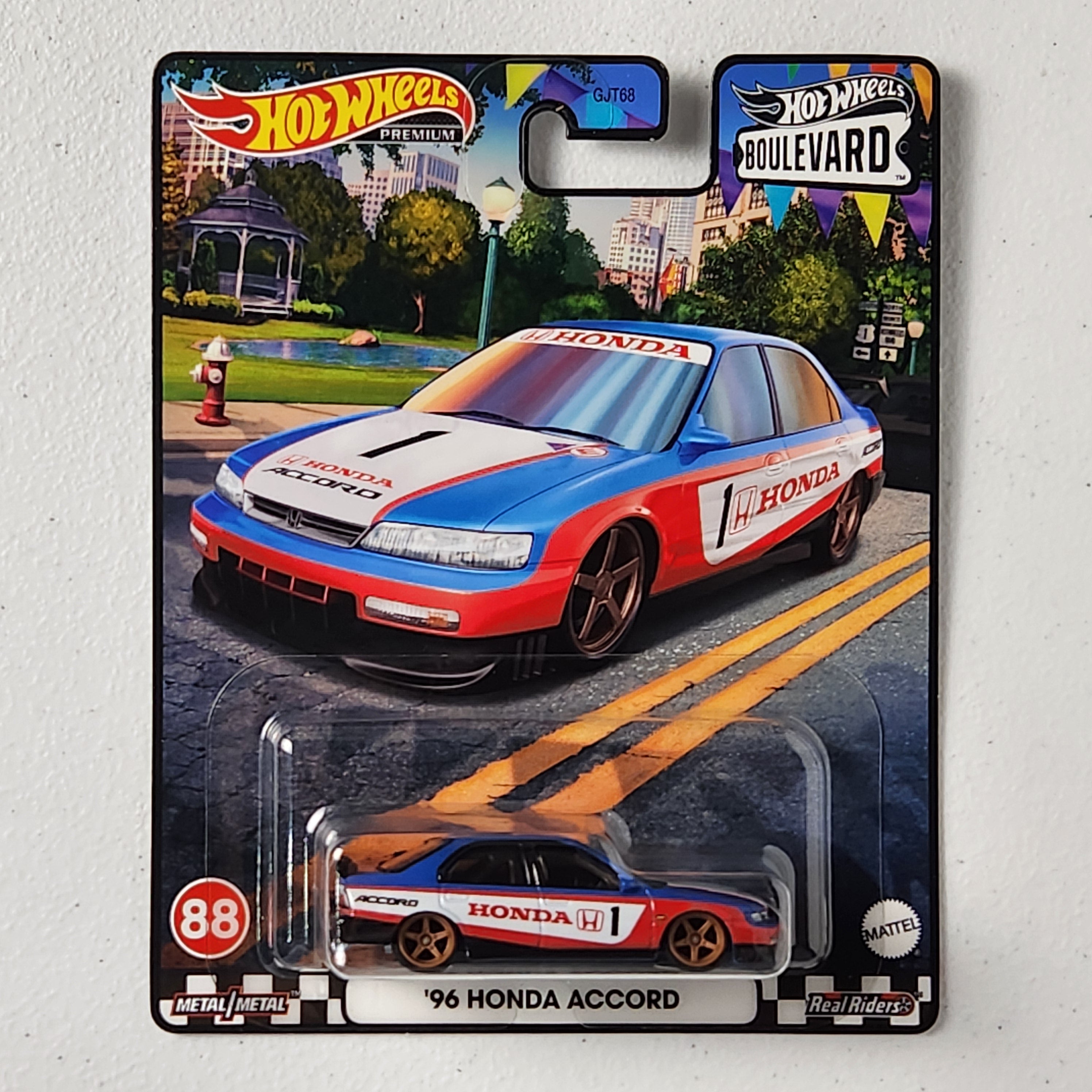 96 Honda Accord #88 Boulevard JDM Premium Hot Wheels
