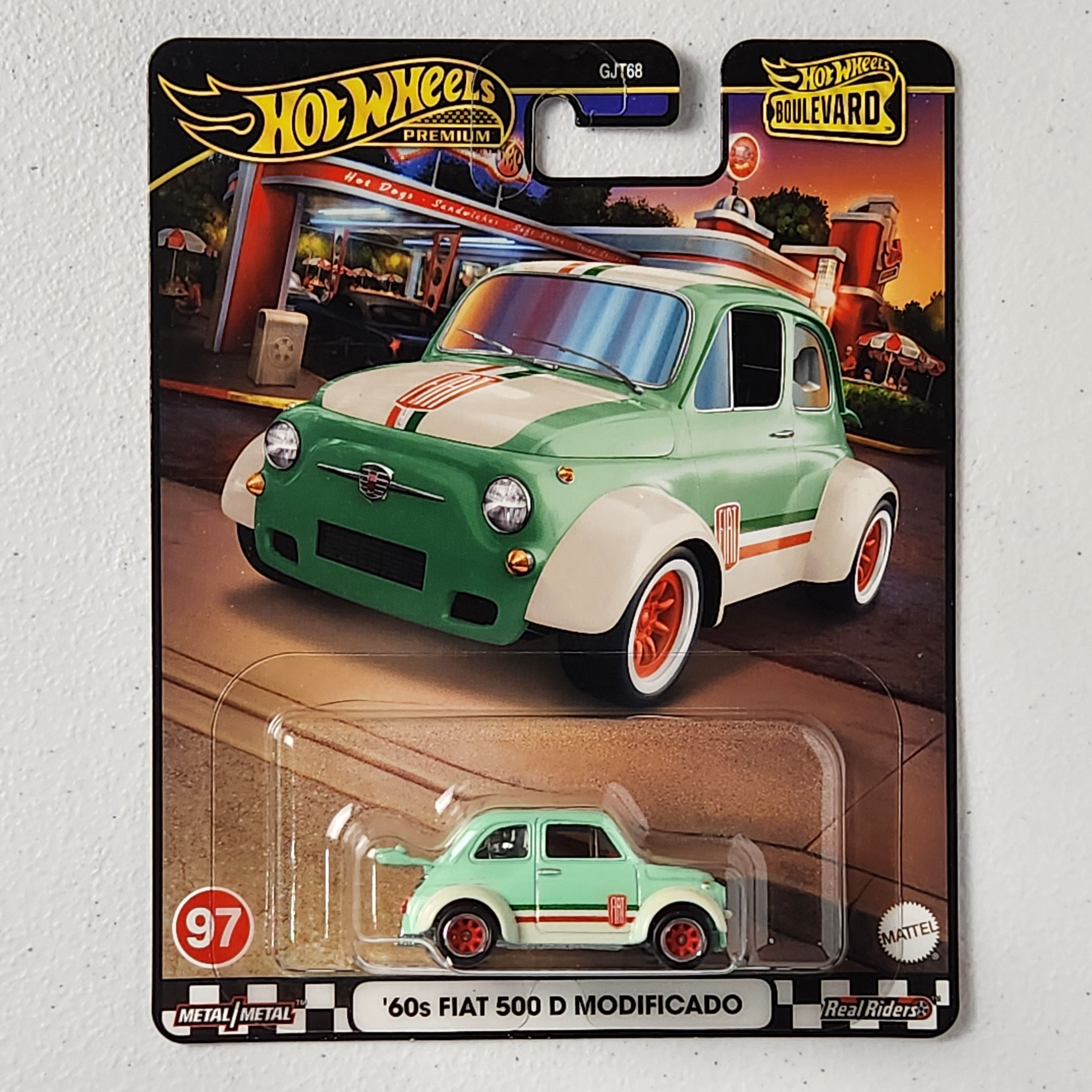 60s Fiat 500 D Modificado #97 Boulevard European Premium Hot Wheels
