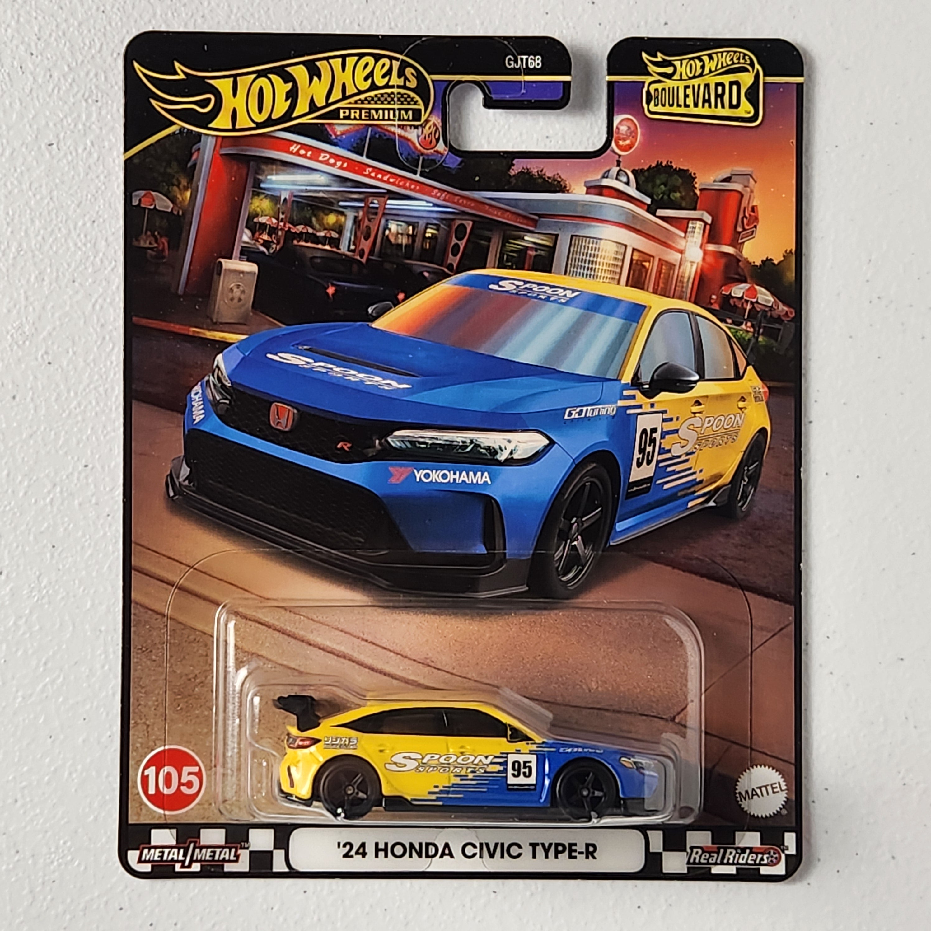 24 Honda Civic Type R #105 Boulevard JDM Premium Hot Wheels