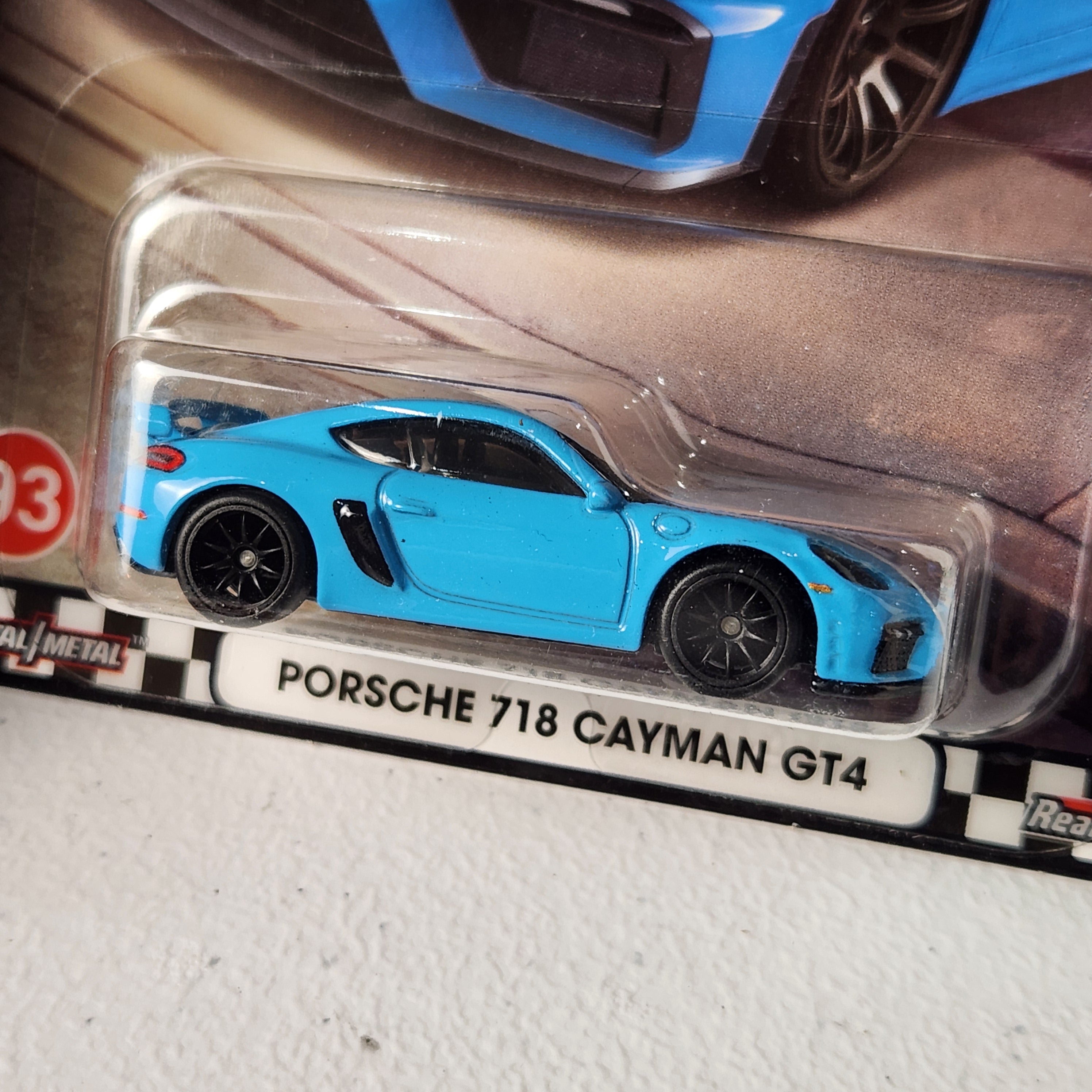 Porsche 718 Cayman GT4 #93 Boulevard European Premium Hot Wheels