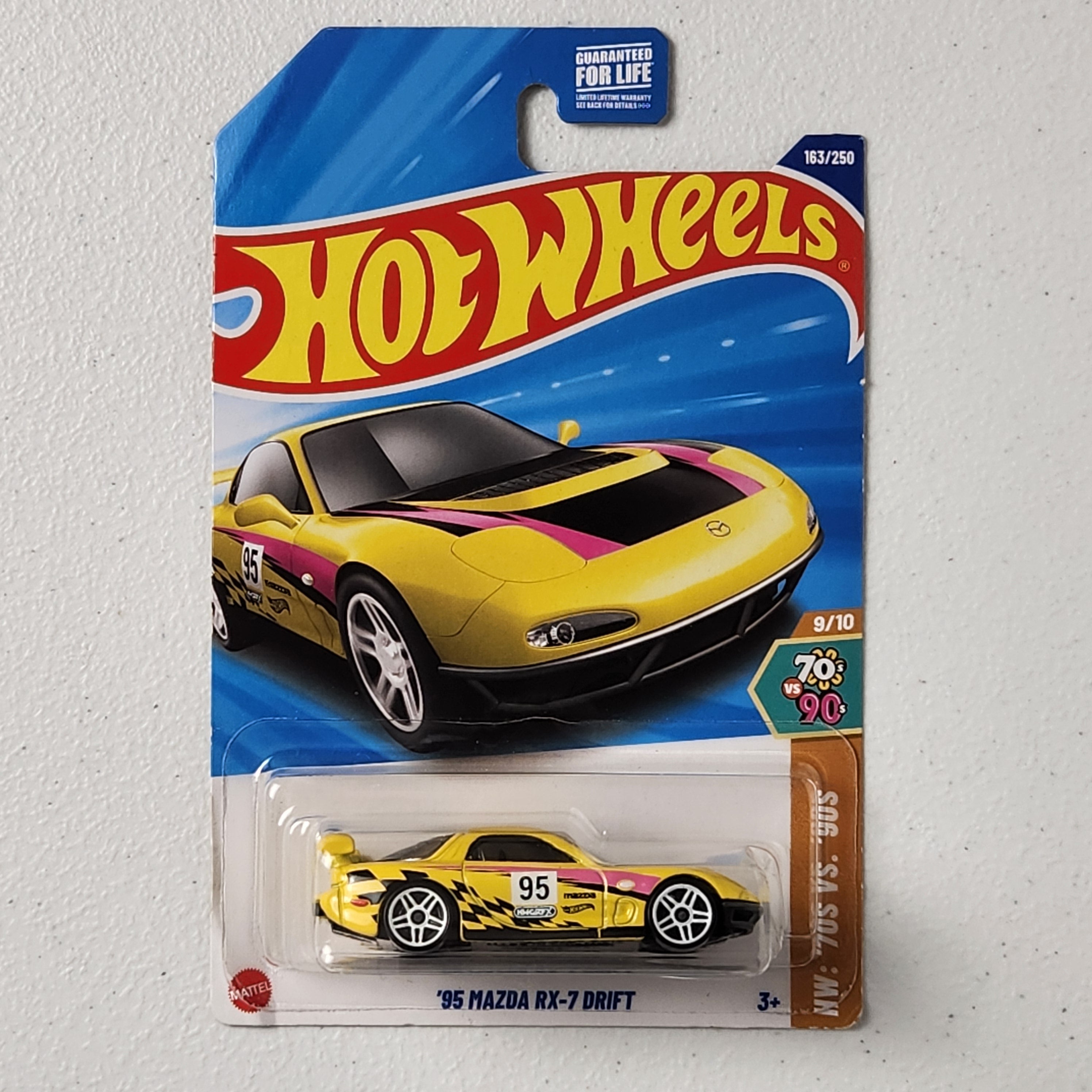 95 Mazda RX7 Drift JDM Mainline Hot Wheels
