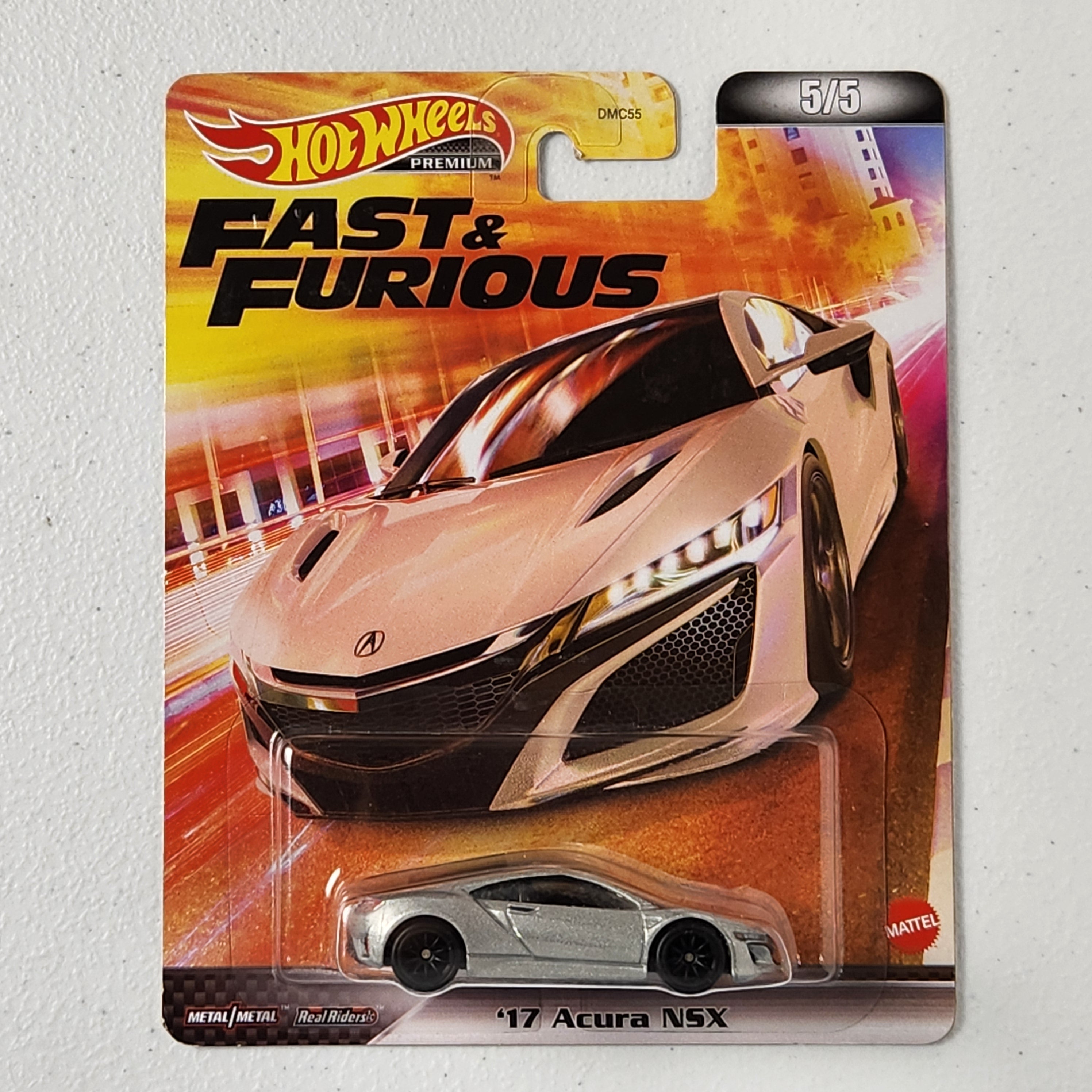 '17 Acura NSX #5/5 F&F JDM Premium Hot Wheels