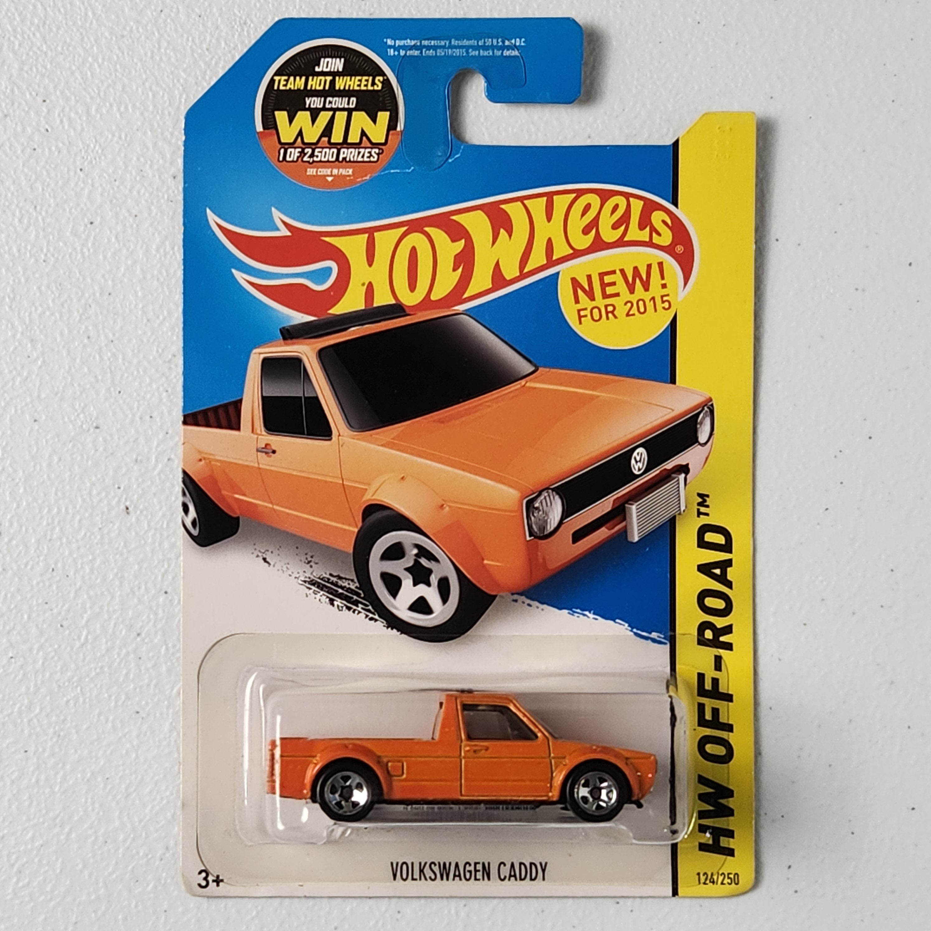 Volkswagen Caddy European Mainline Hot Wheels
