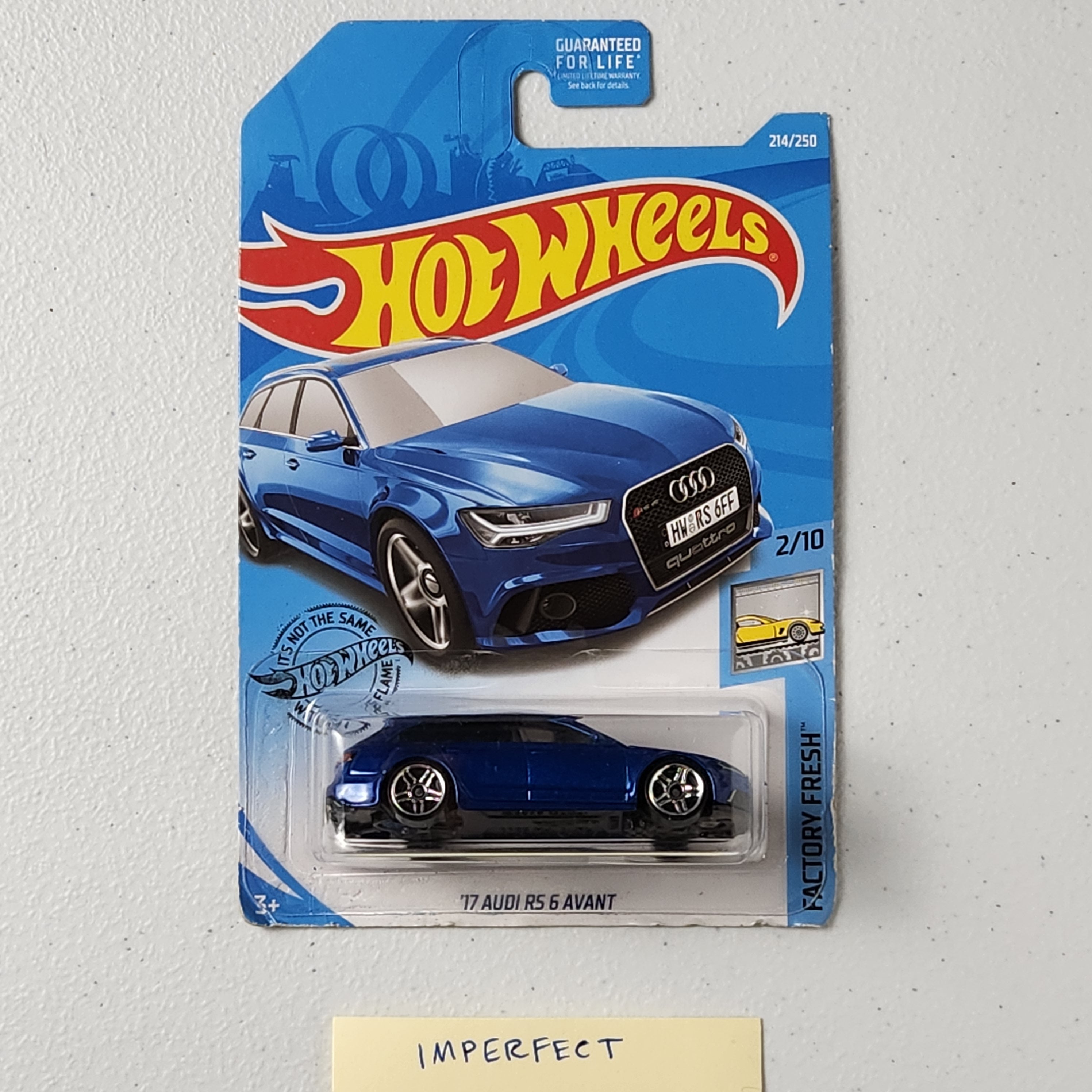 17 Audi RS 6 Avant European Mainline Hot Wheels