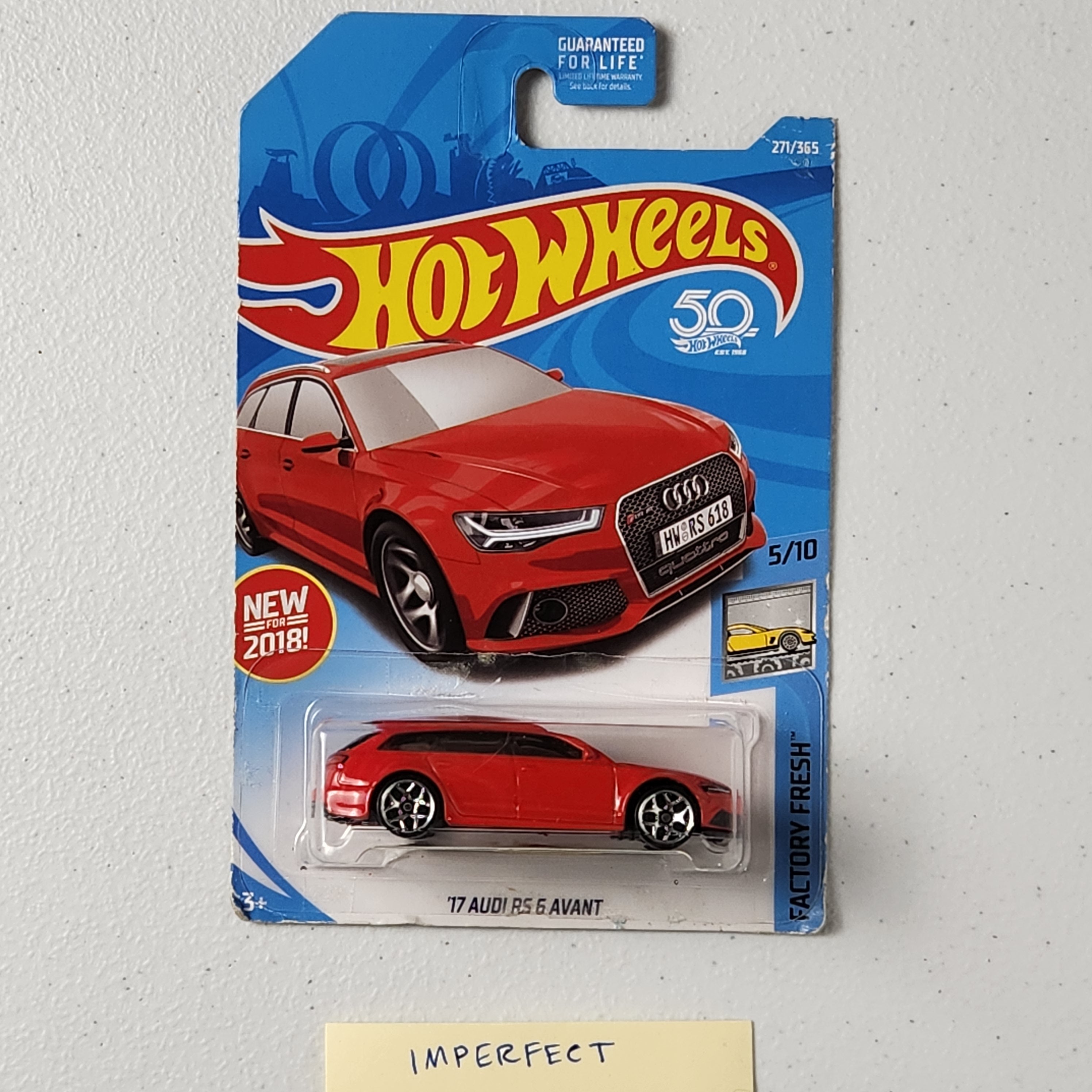 17 Audi RS 6 Avant European Mainline Hot Wheels
