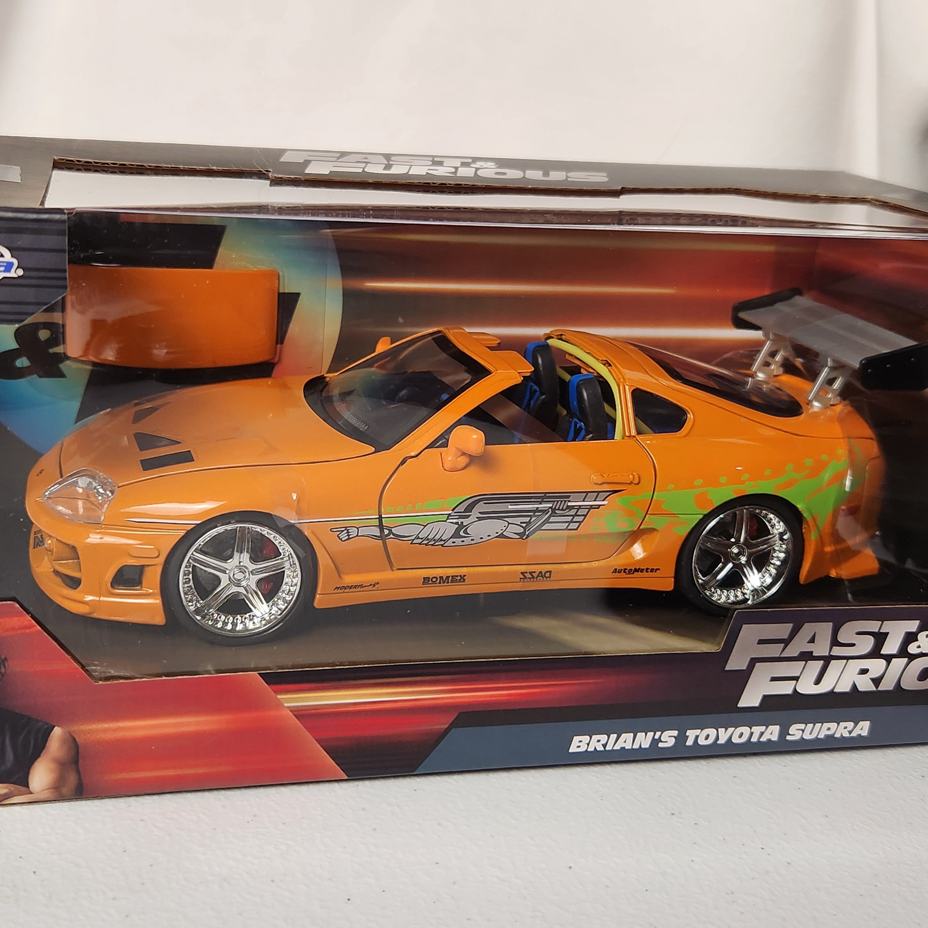 Brian's Toyota Supra Fast and Furious Hollywood Rides Diecast Jada 1:24