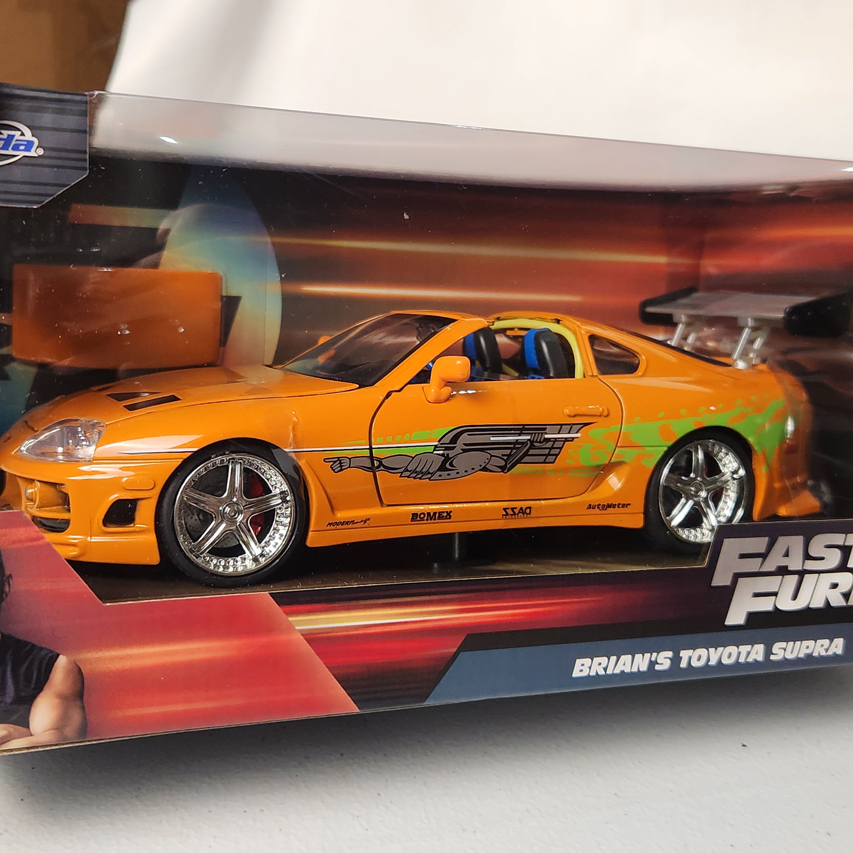 Brian's Toyota Supra Fast and Furious Hollywood Rides Diecast Jada 1:24