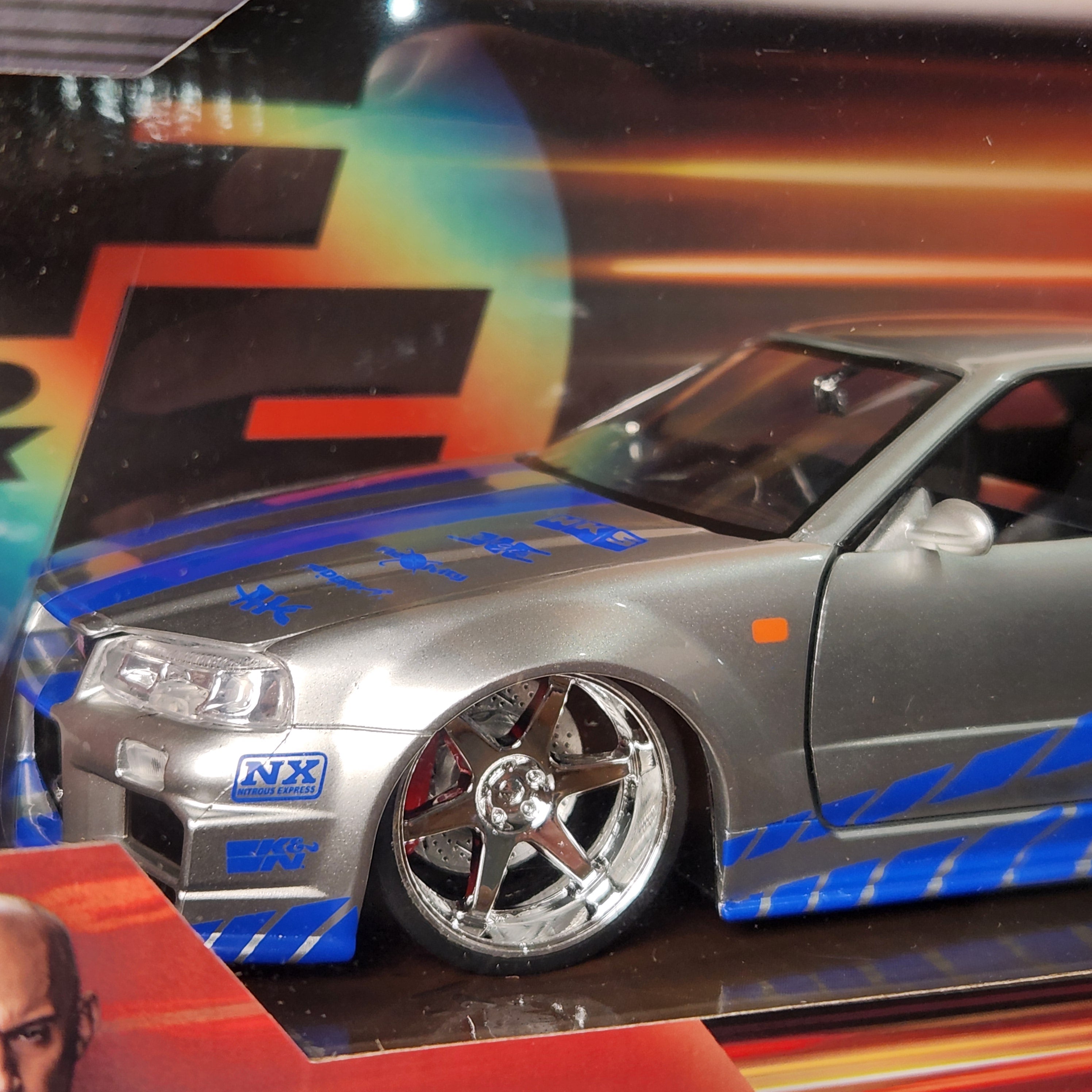Brian's Nissan Skyline GTR Fast and Furious Hollywood Rides Diecast Jada