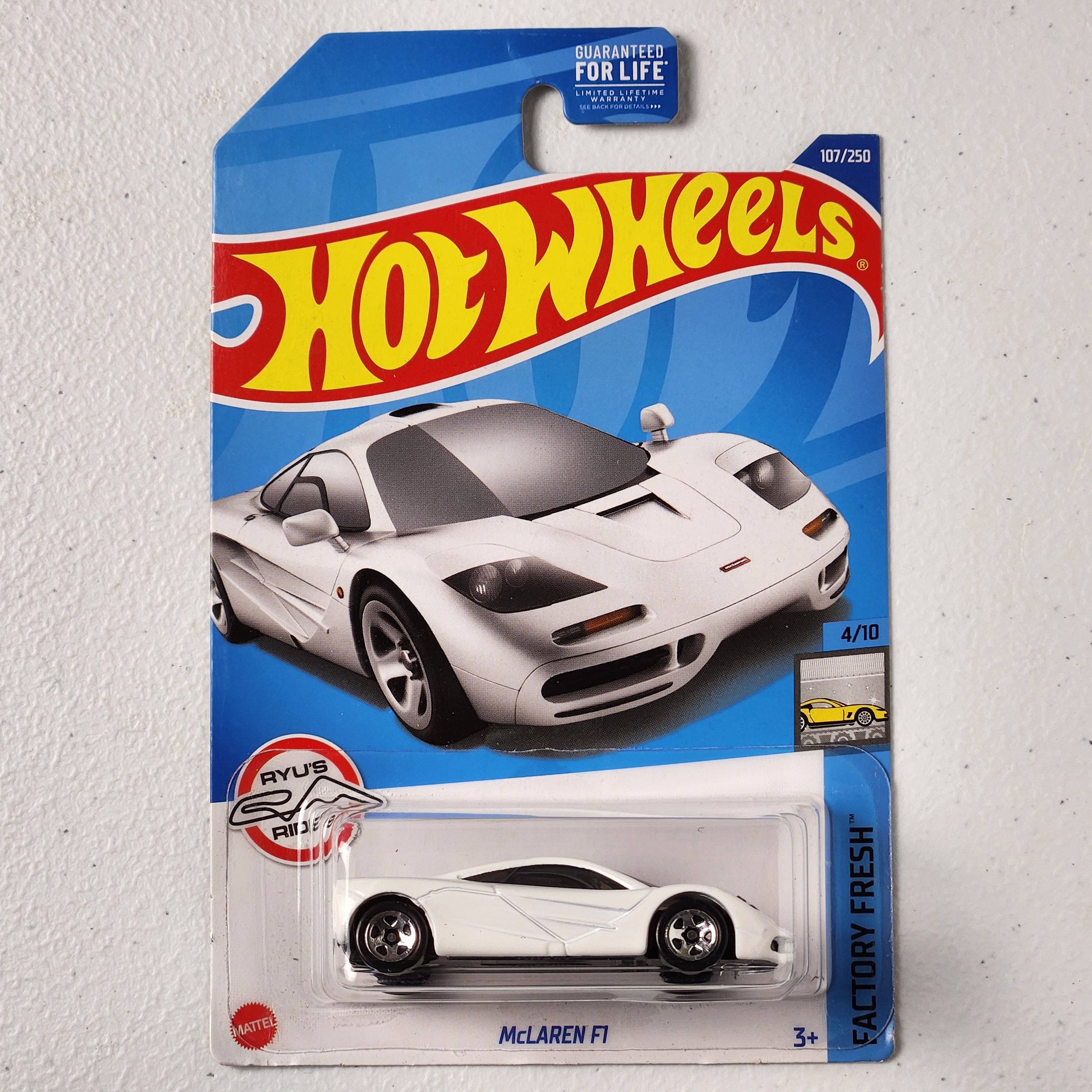 McLaren F1 Exotic Mainline Hot Wheels