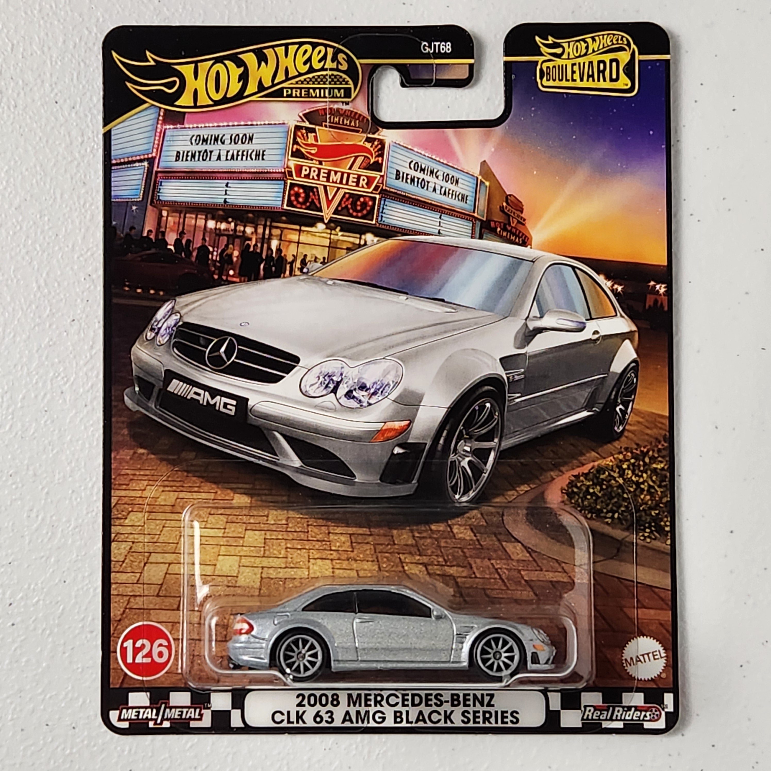 Mercedes Benz CLK 63 AMG Black Series #126 Boulevard European Premium Hot Wheels