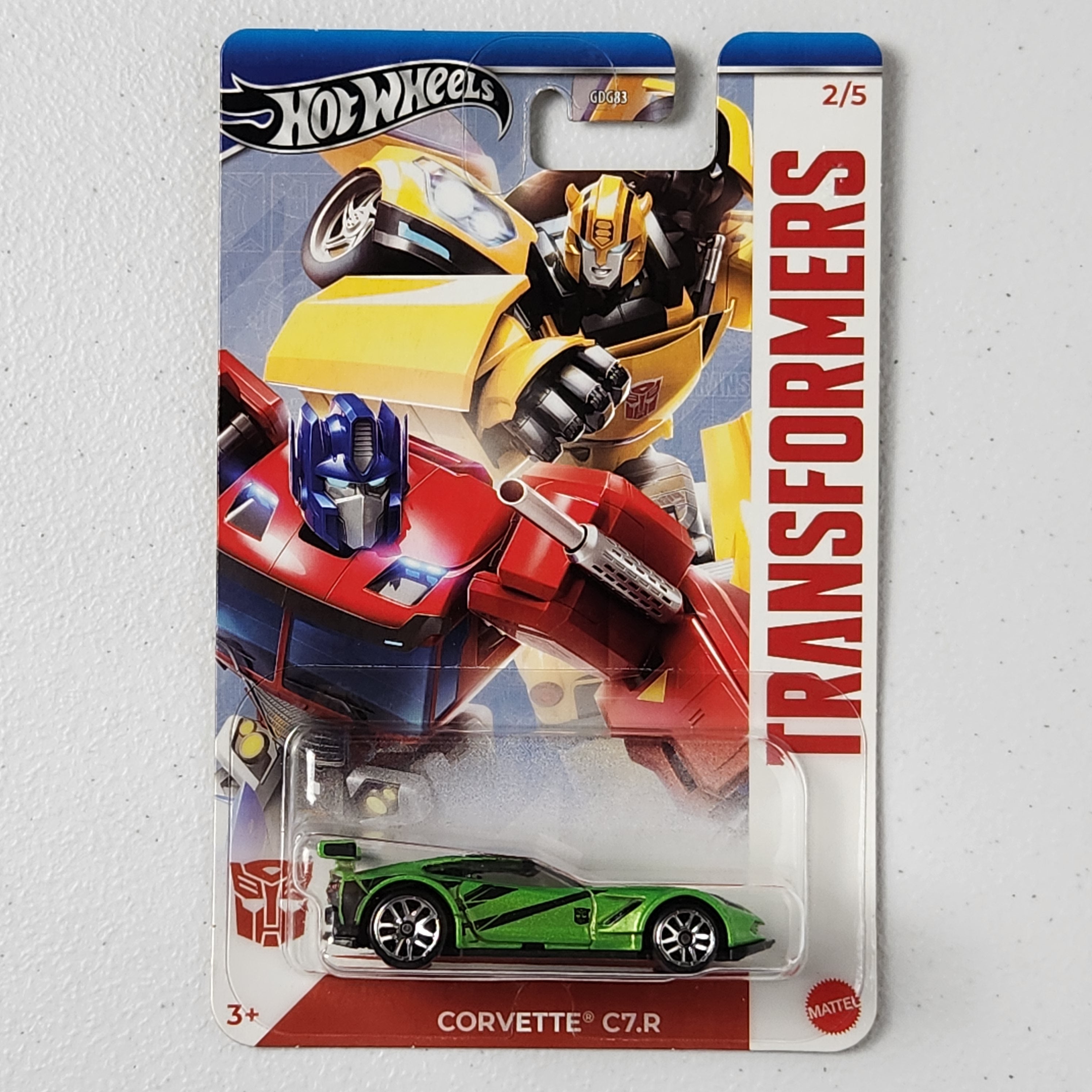 Corvette C7.R #2/5 Transformers American SS Hot Wheels