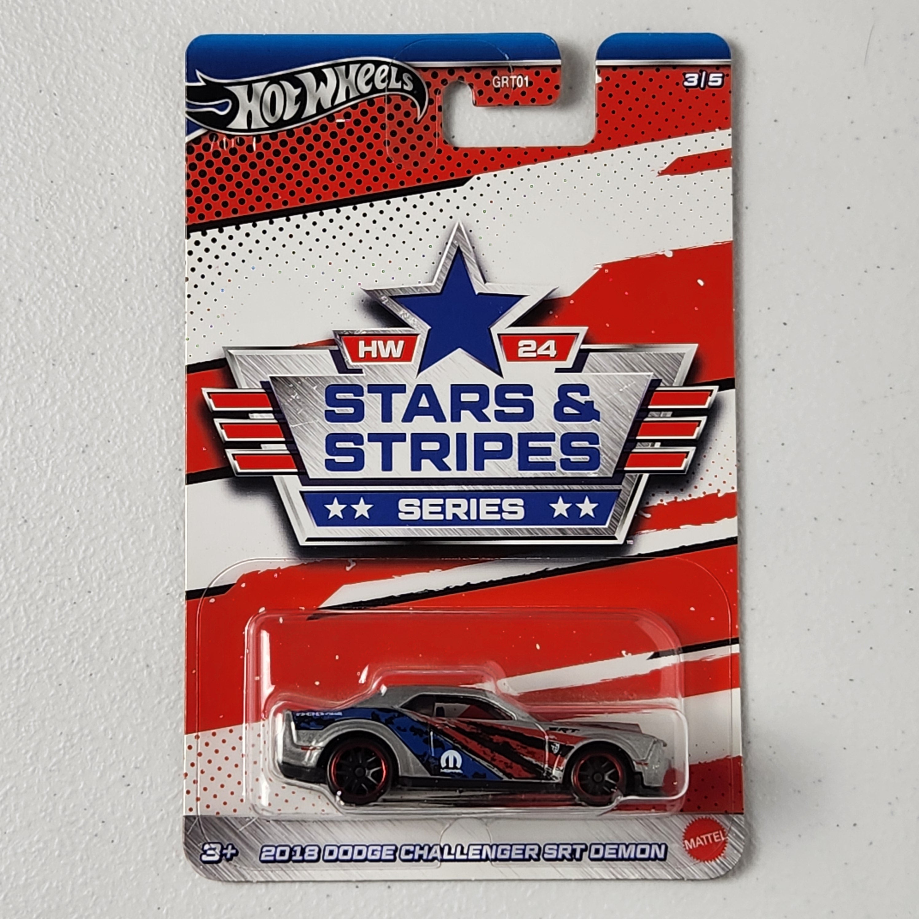 Dodge Challenger #3/5 Stars and Stripes American SS Hot Wheels