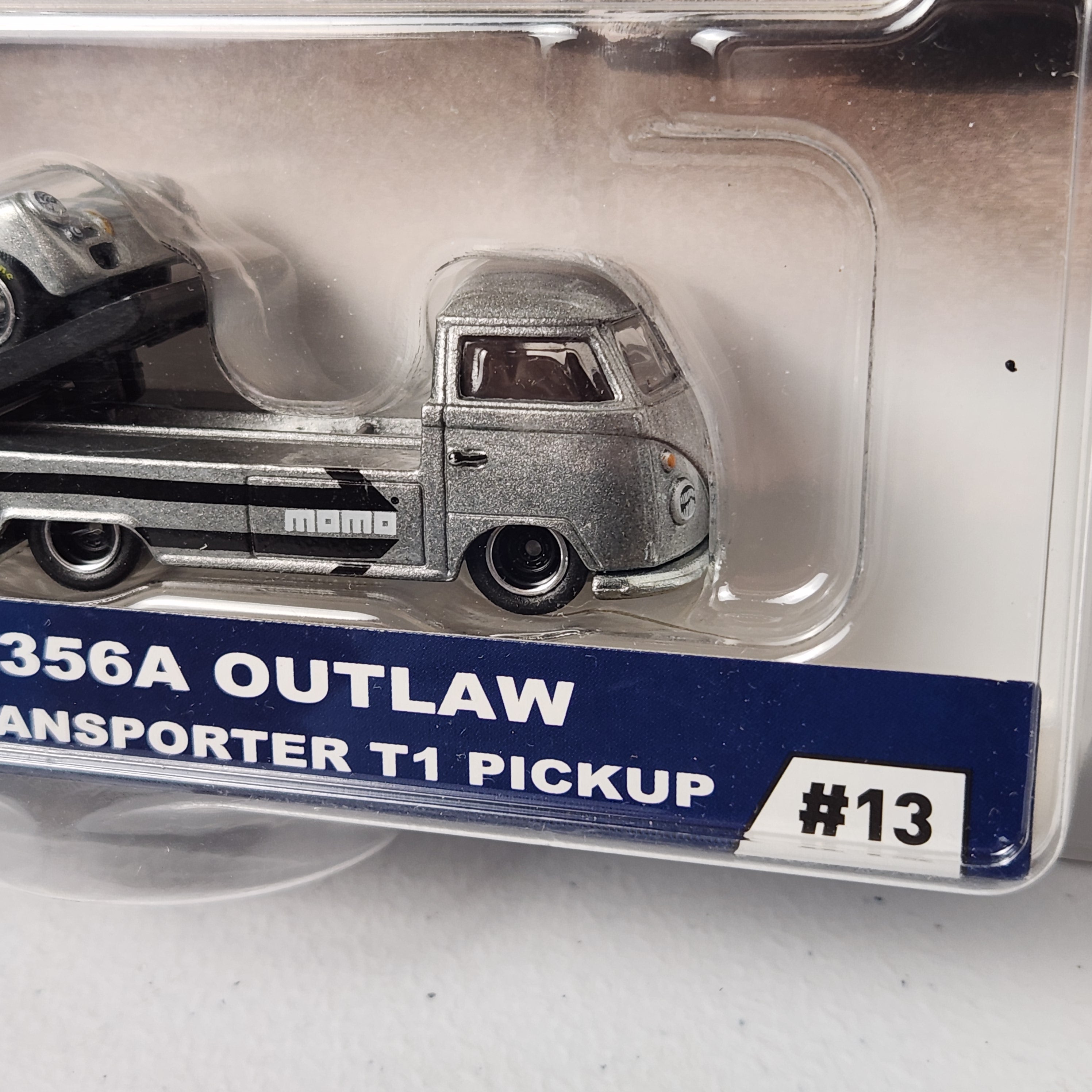 Porsche 356A Outlaw Volkswagen Transporter T1 Pickup #13 Team Transport European Premium Hot Wheels 2023
