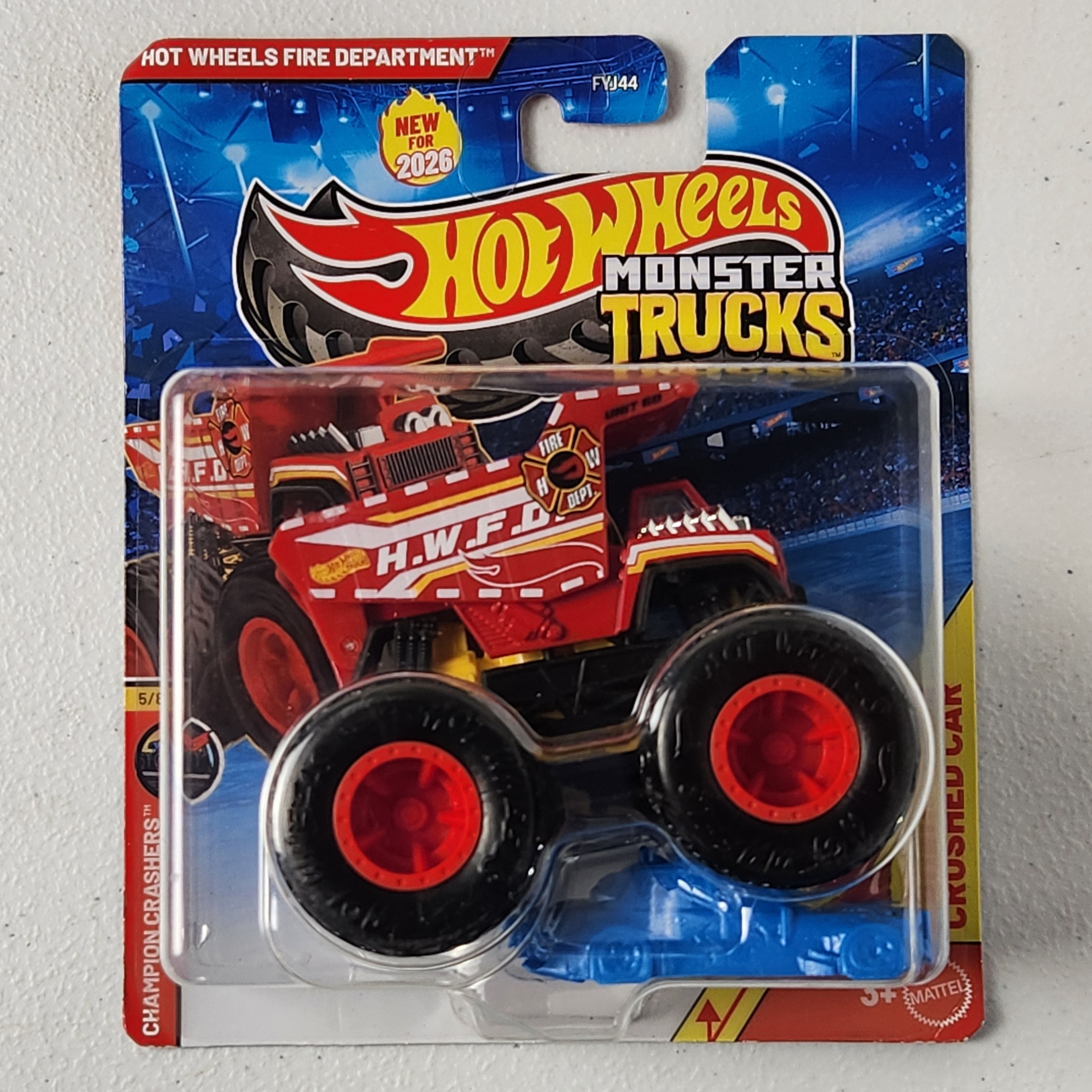 Hot Wheels Fire Department Monster Trucks American Silver Series Hot Wheels 2026