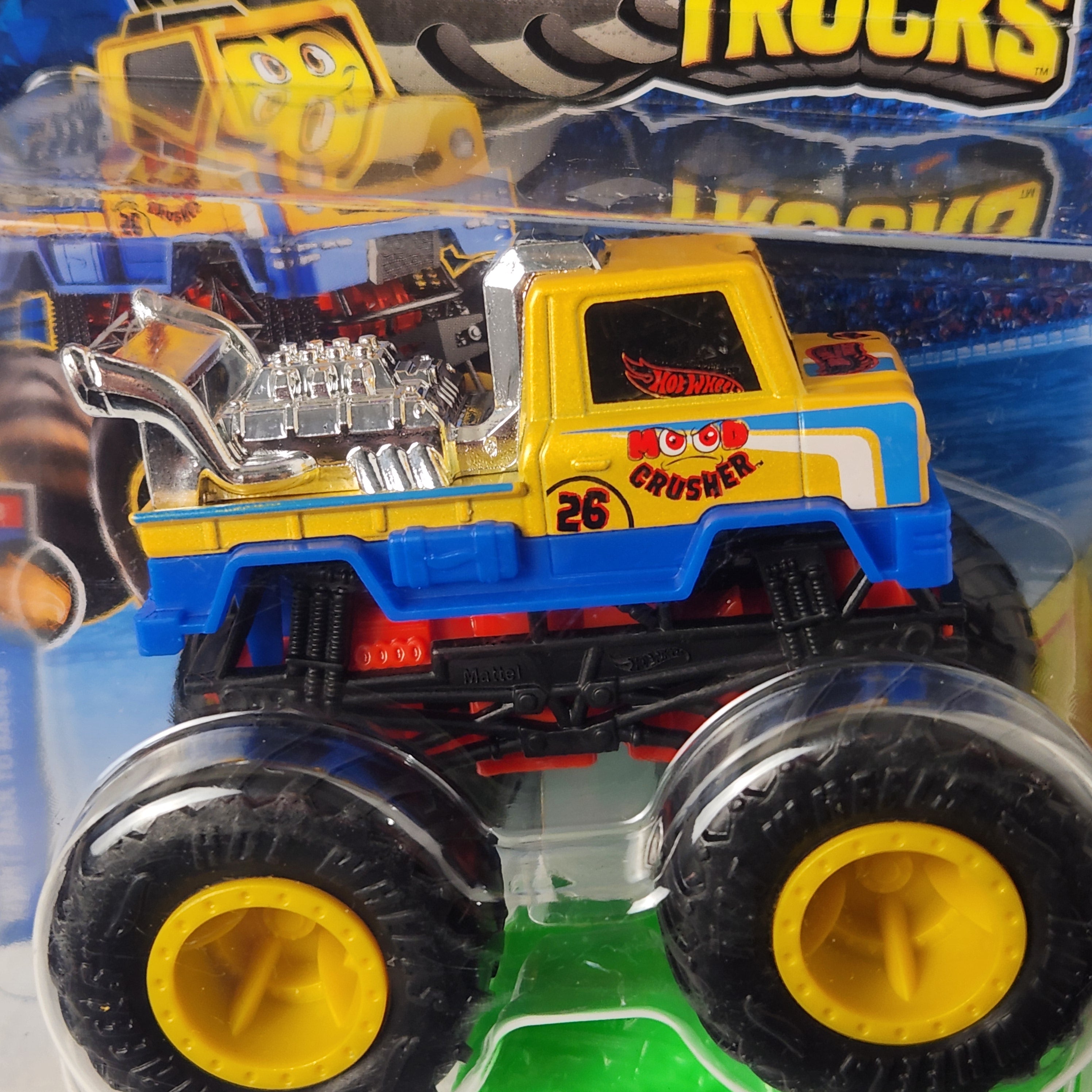Mood Crusher Monster Trucks American Silver Series Hot Wheels 2026