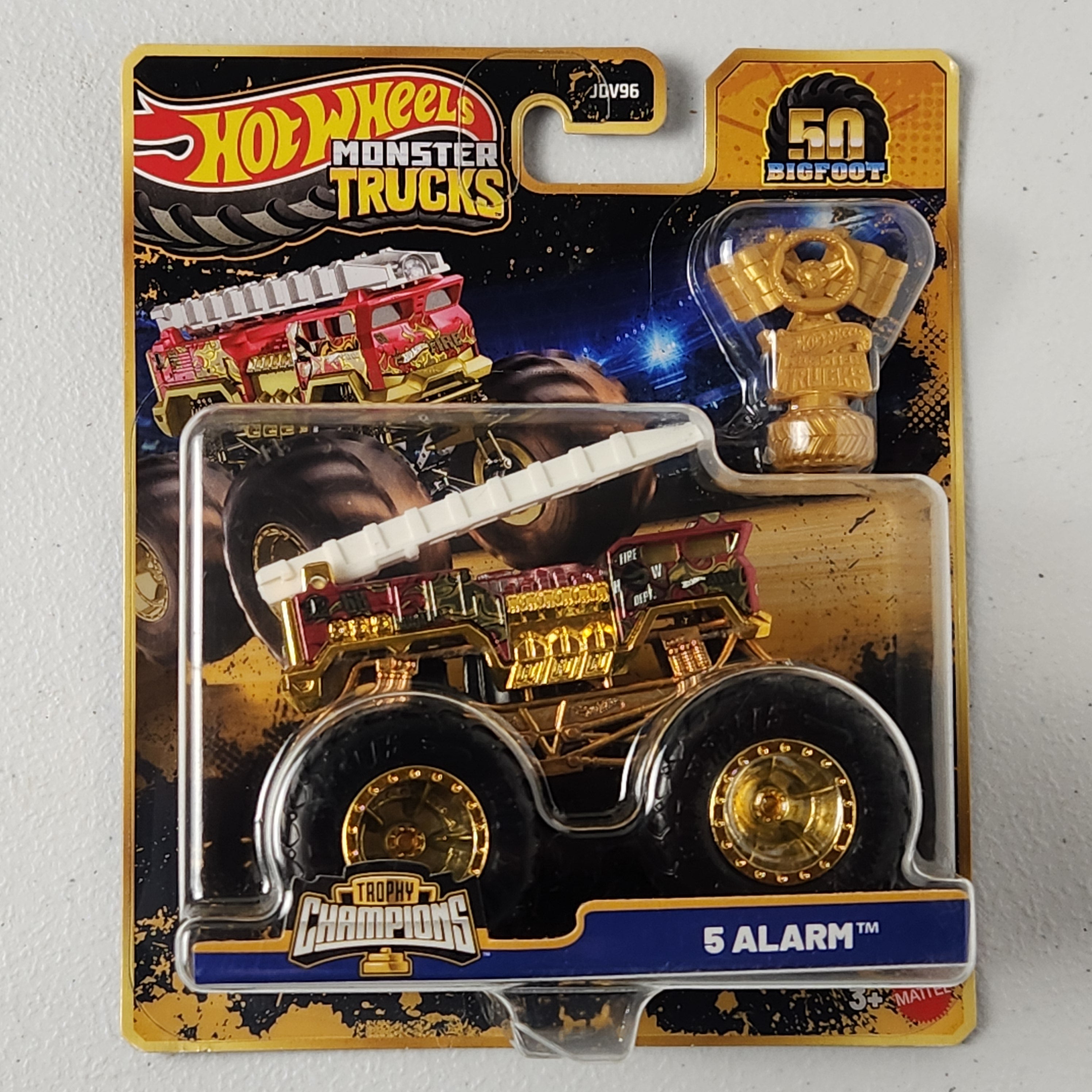 5 Alarm Monster Trucks American Silver Series Hot Wheels 2024