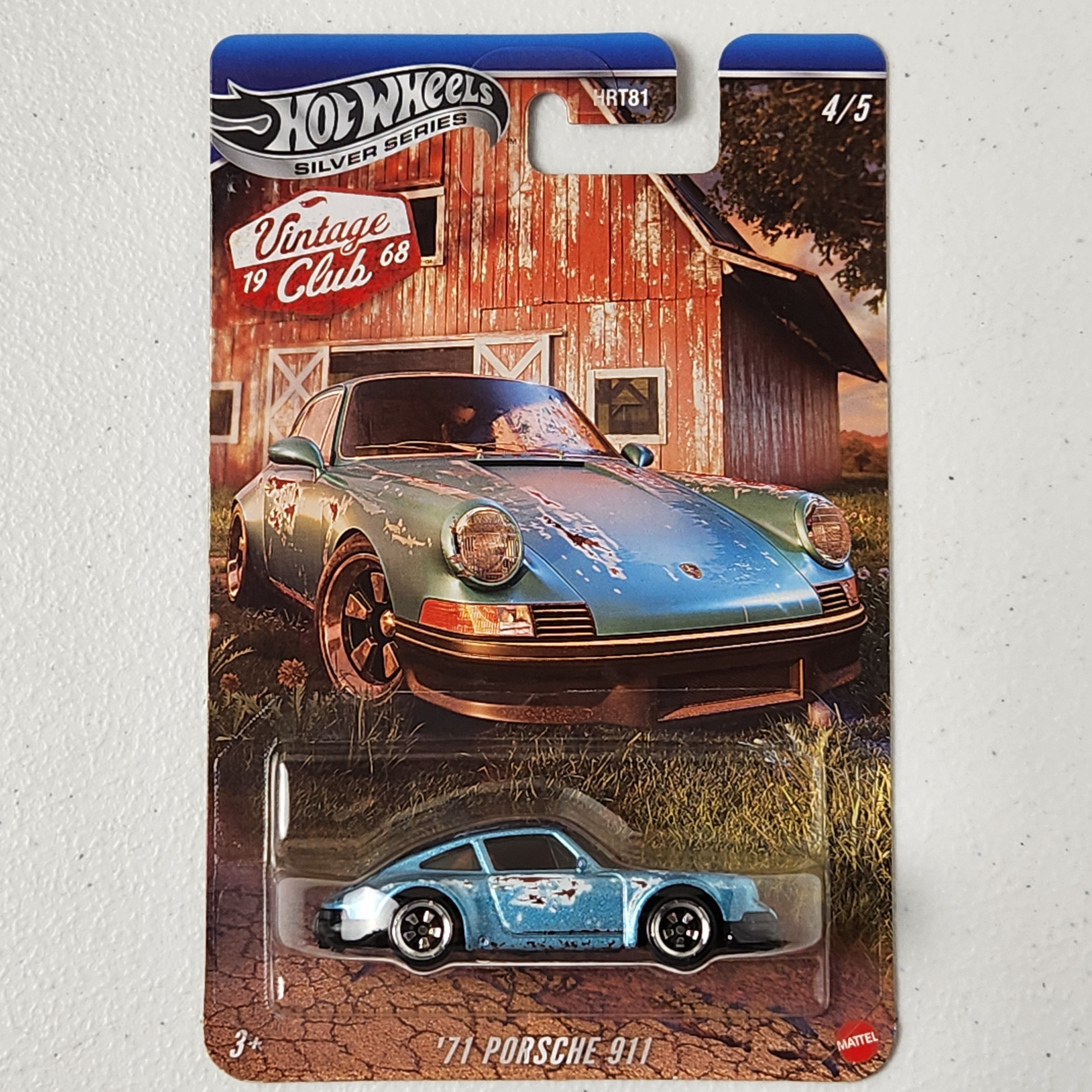 '71 Porsche 911 #4/5 Vintage Club European Silver Series Hot Wheels 2026