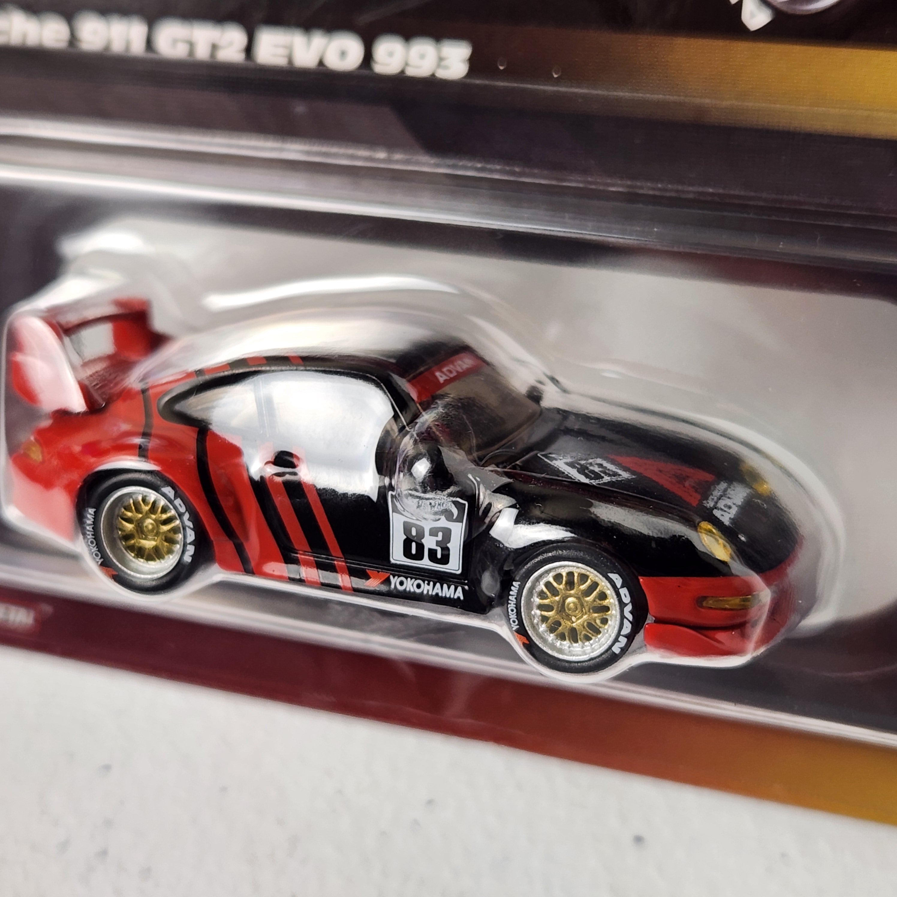 Porsche 911 GT2 Evo 993 #14 Elite 64 European Silver Series Hot Wheels 2024